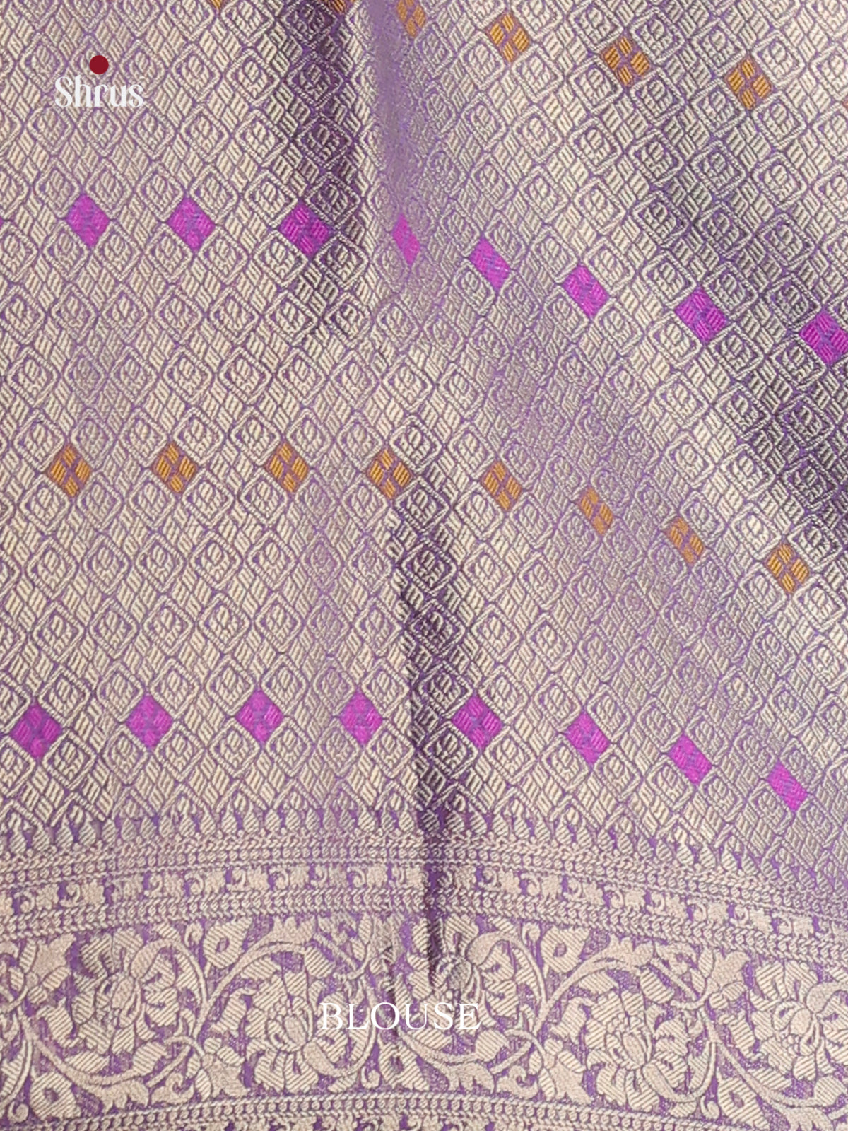 lavender North Silk Cotton Saree 1
