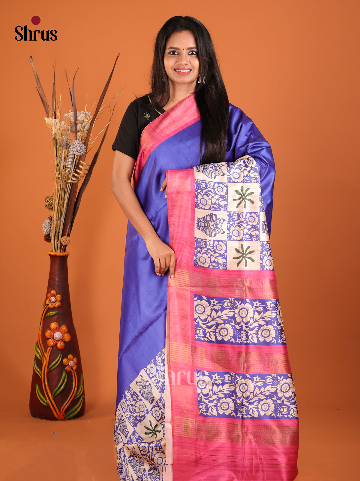 DHS28008 - Champa semitussar Saree