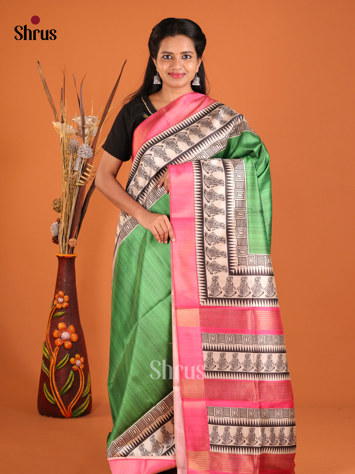 DHS28028 - Champa semitussar Saree