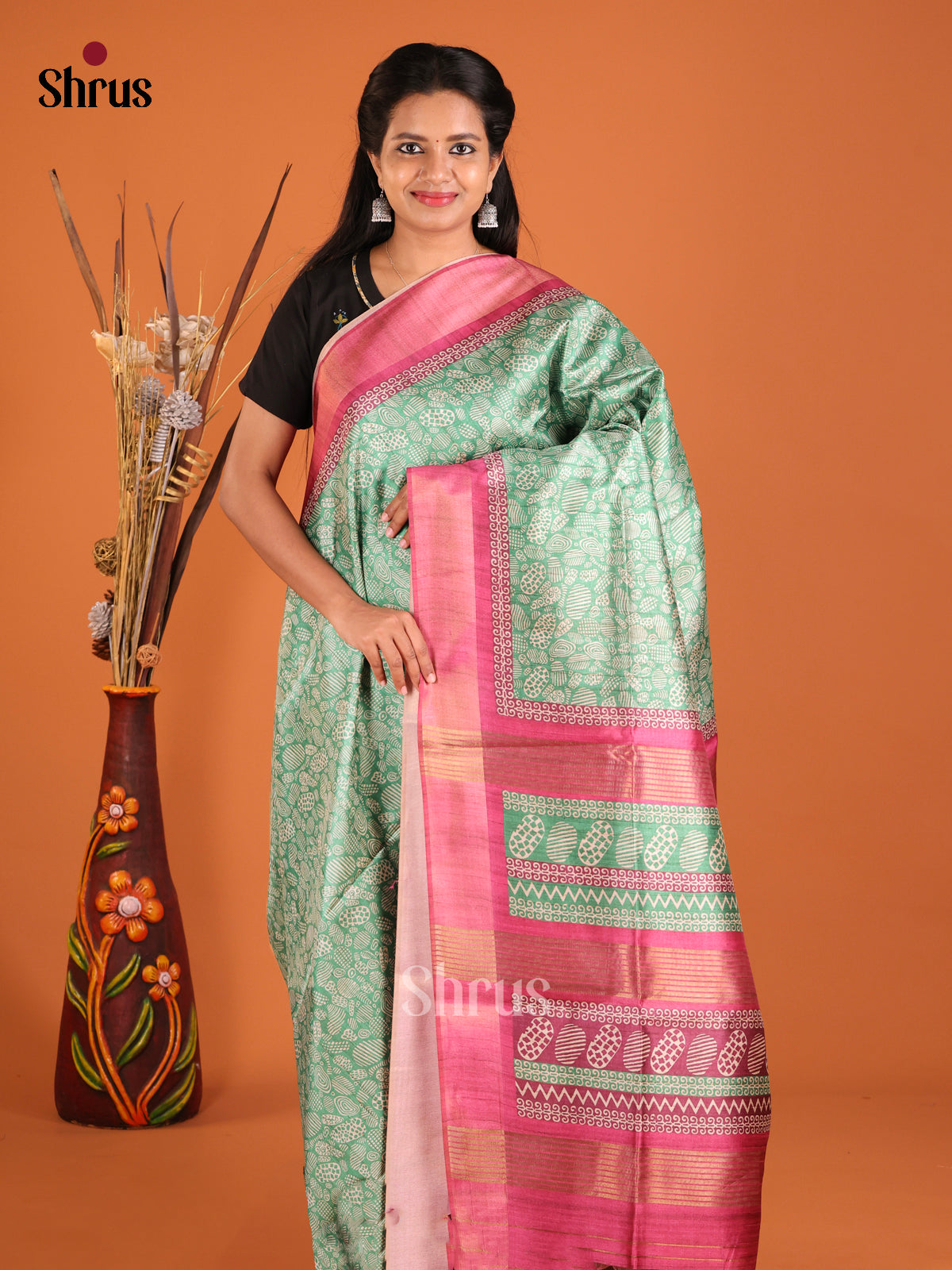 DHS28069 - Champa semitussar Saree