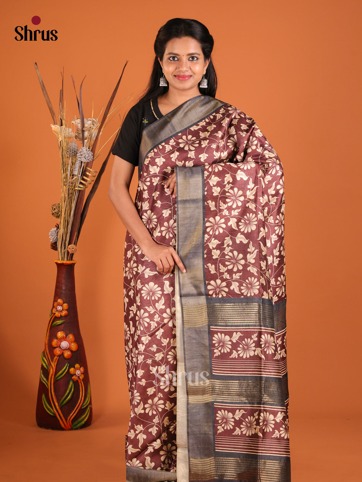 DHS28138 - Champa semitussar Saree
