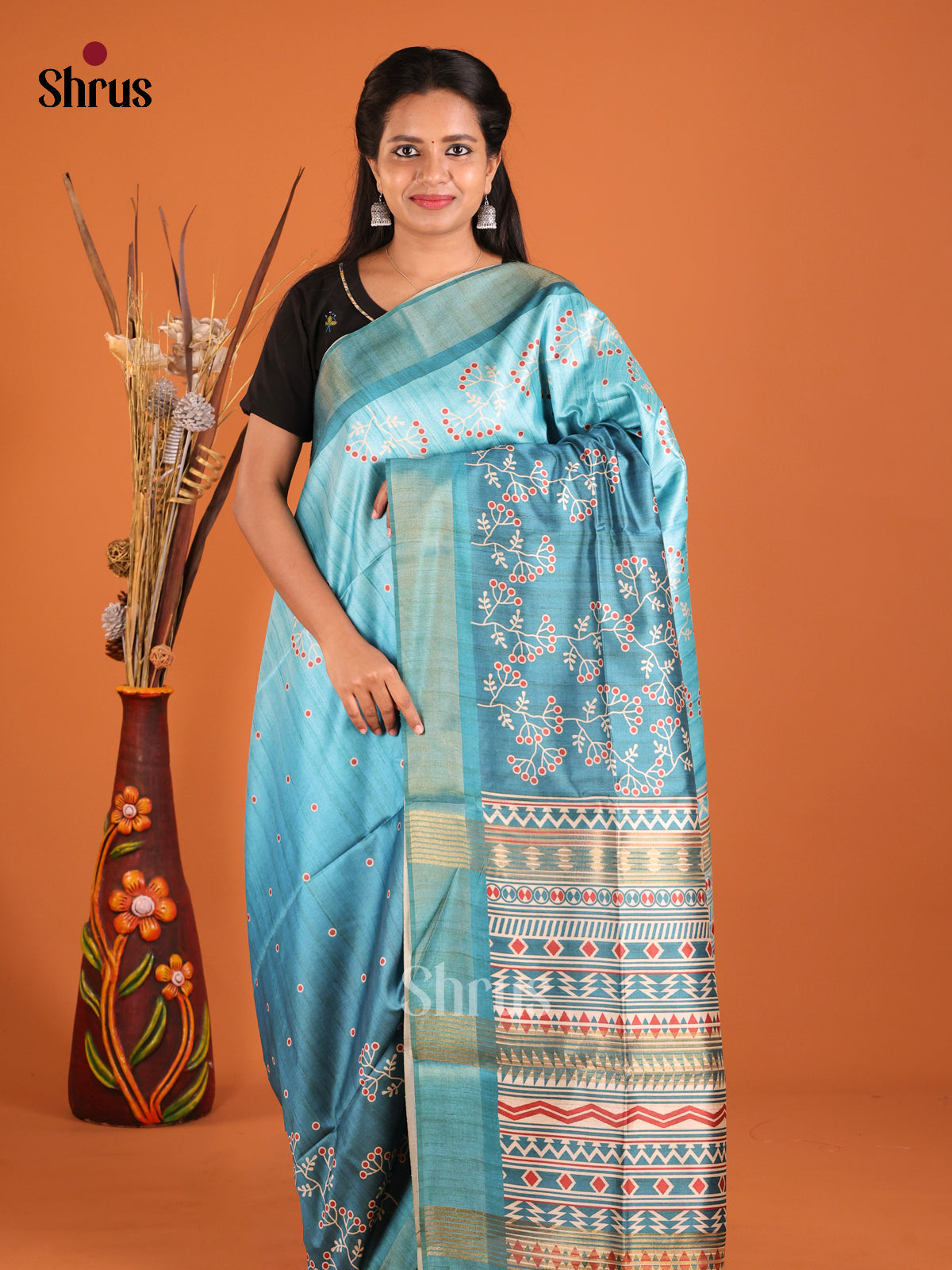 DHS28146 - Champa semitussar Saree