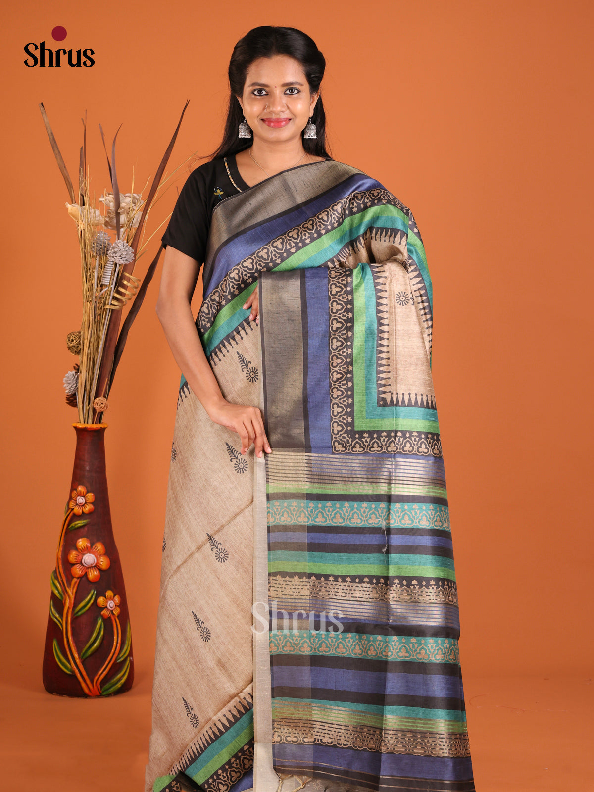 DHS28149 - Champa semitussar Saree