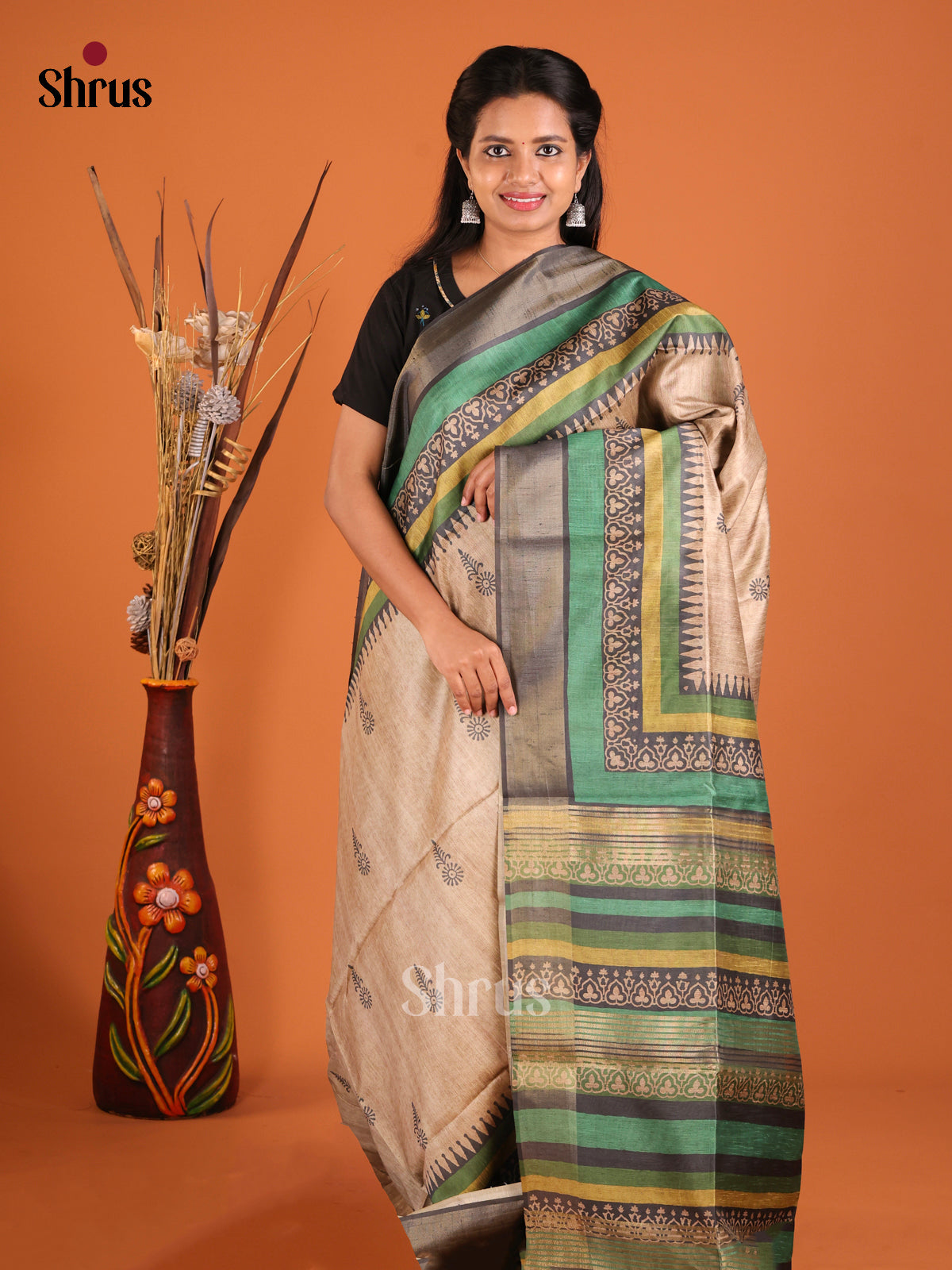 DHS28151 - Champa semitussar Saree