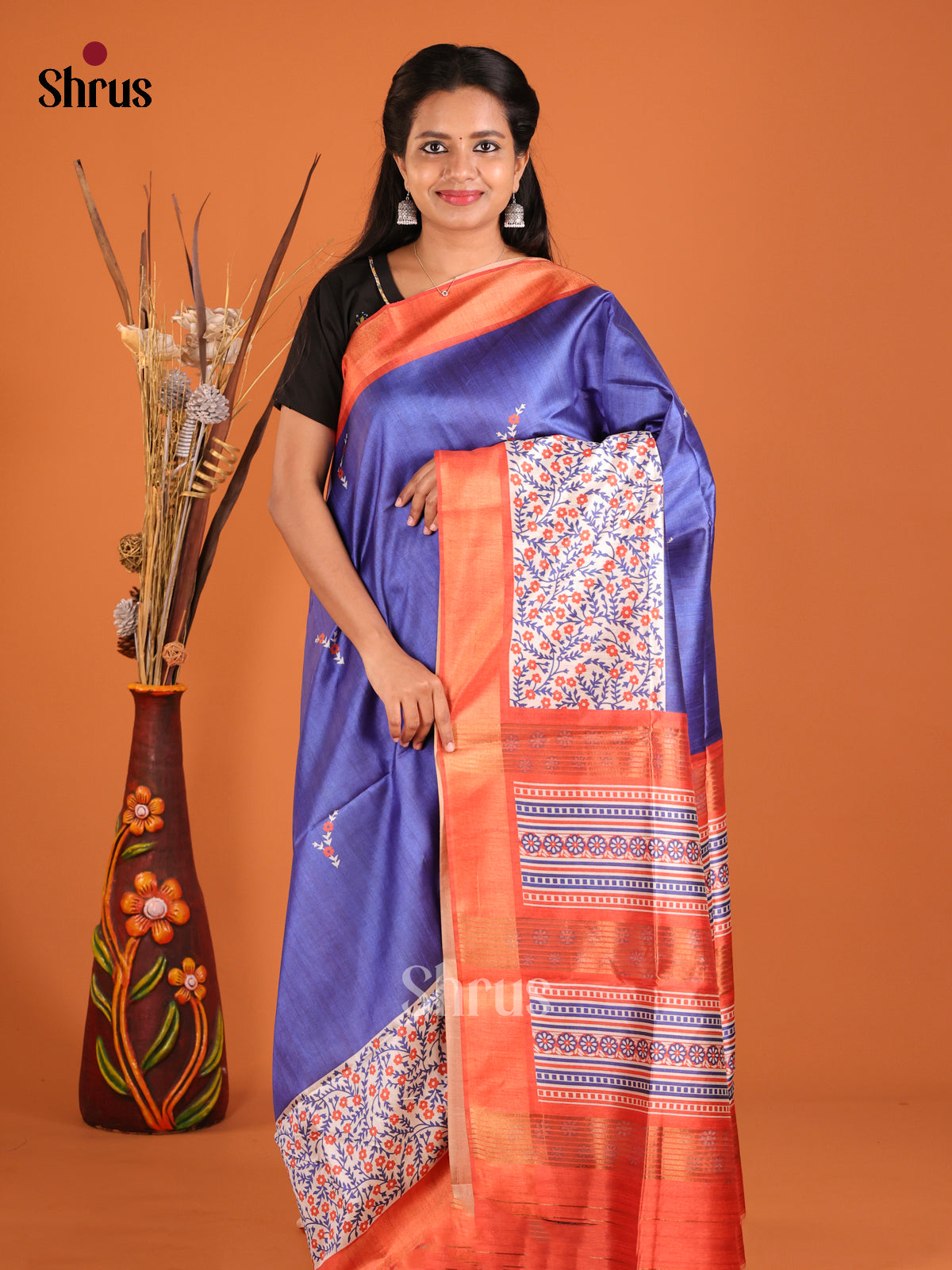 DHS28162 - Champa semitussar Saree