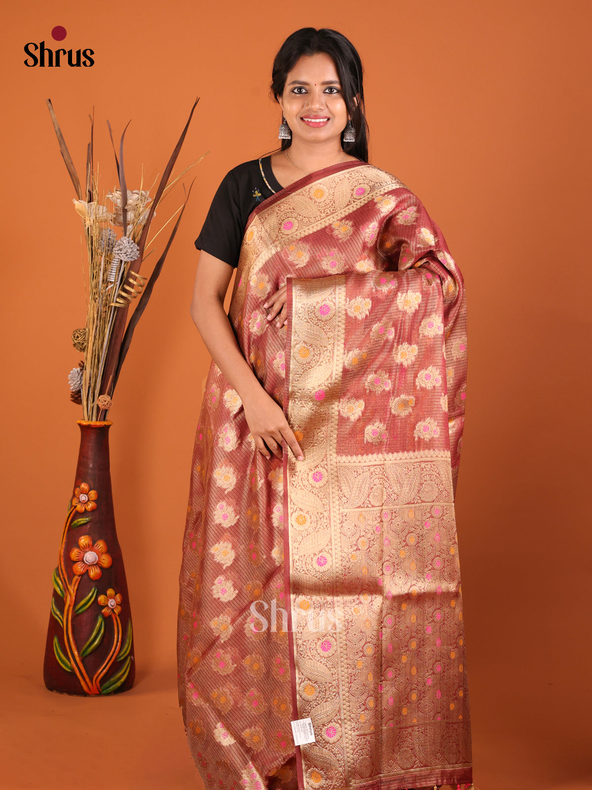 DHS28290 - North Silk Cotton Saree - Shop on Shrus.com