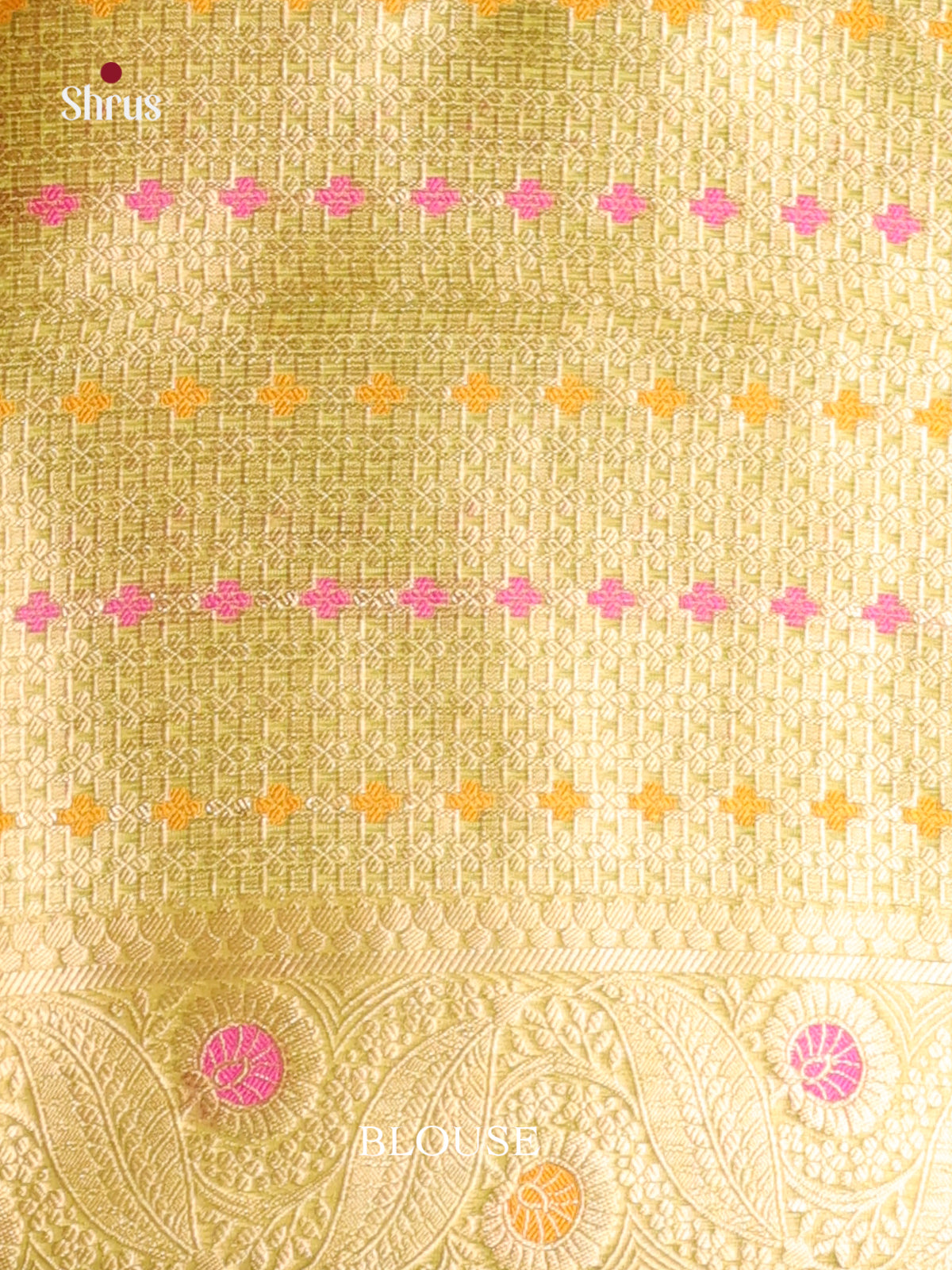 yellow flower zari North Silk Cotton Saree 1