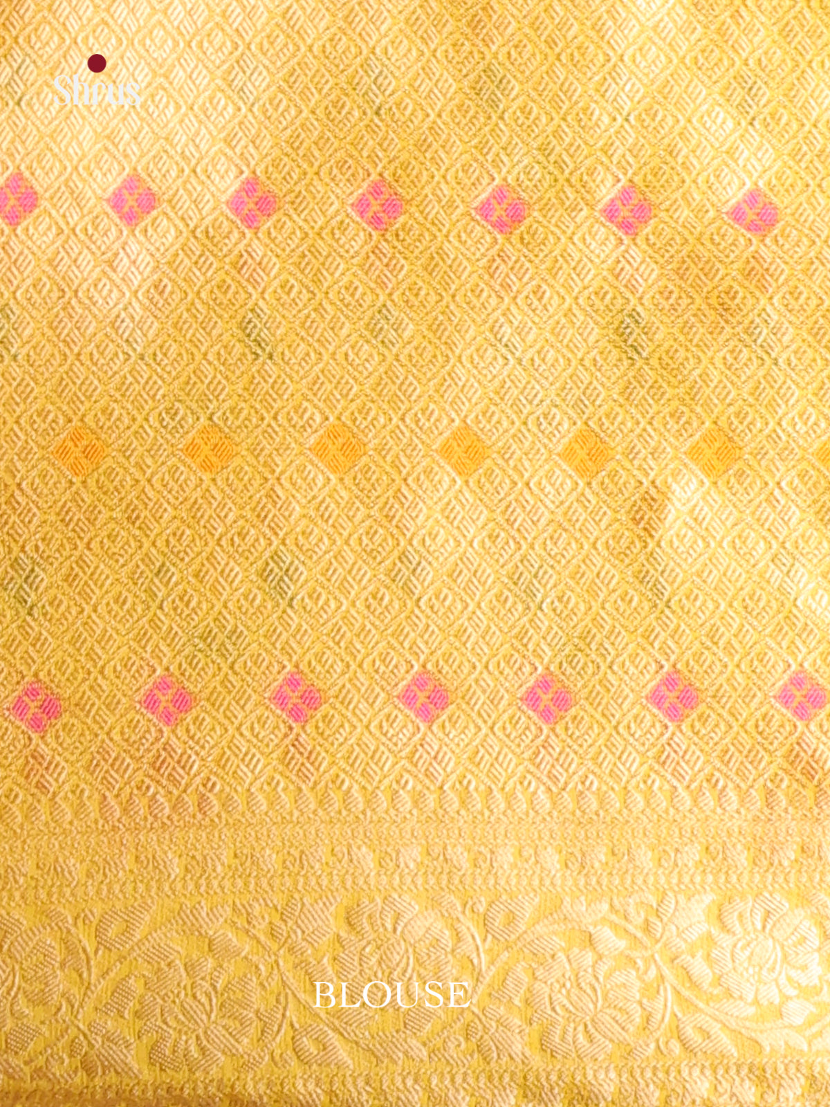 bright yellow North Silk Cotton Saree 1
