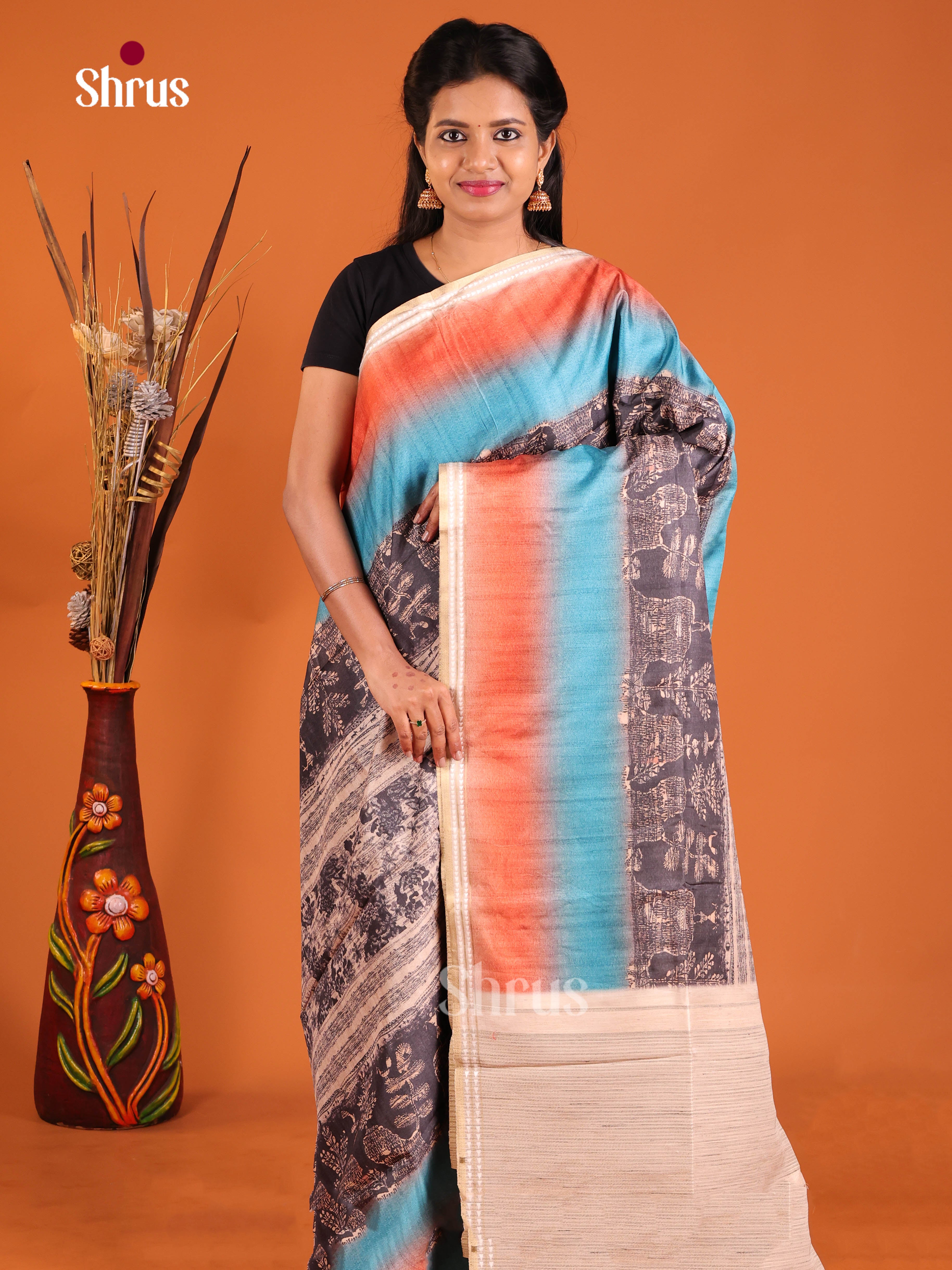 DHS28332 - Semi matka Saree