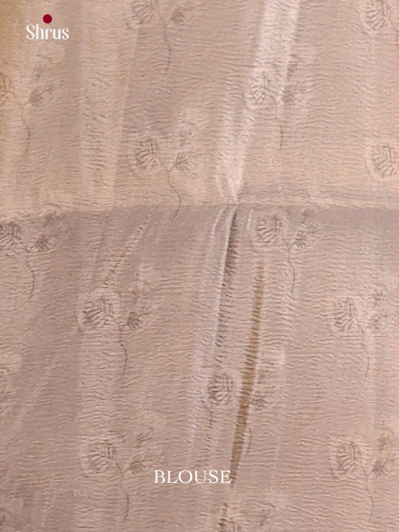 Grey- Bamboo silk Saree