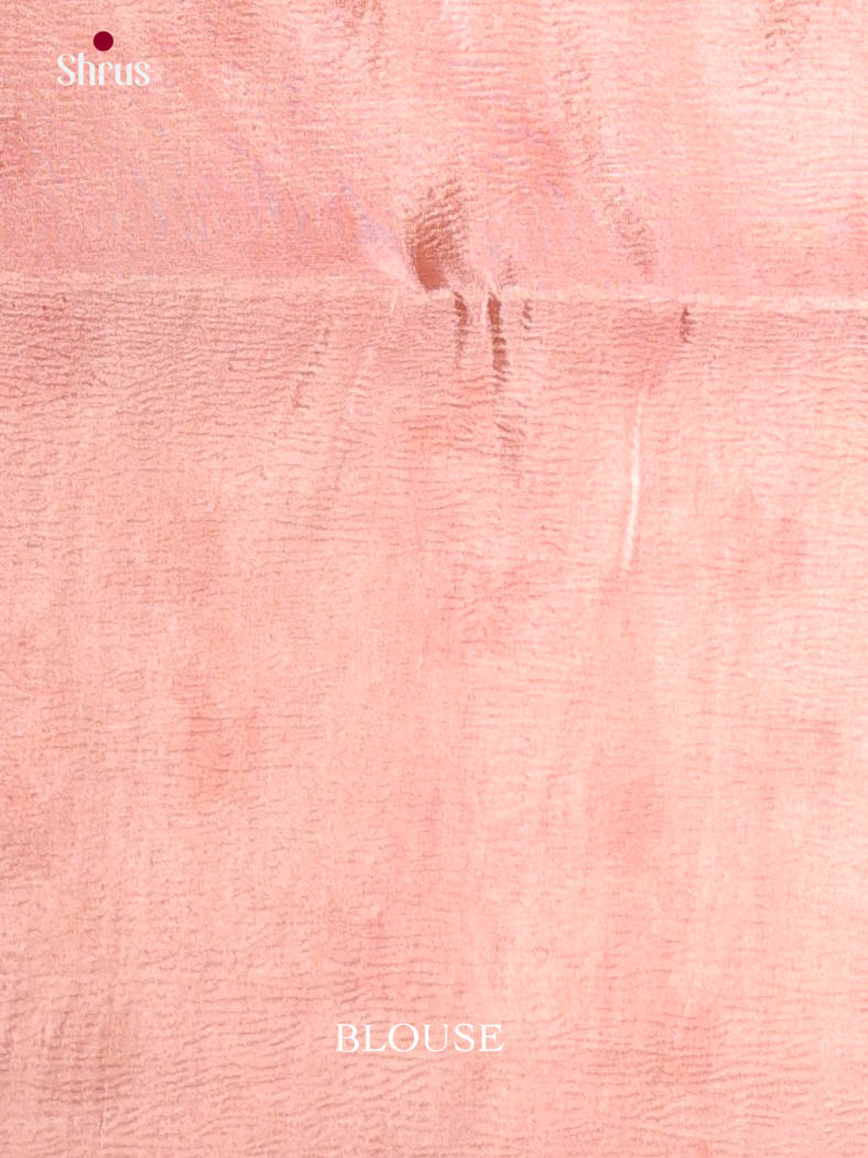Dusty Pink - Bamboo silk Saree