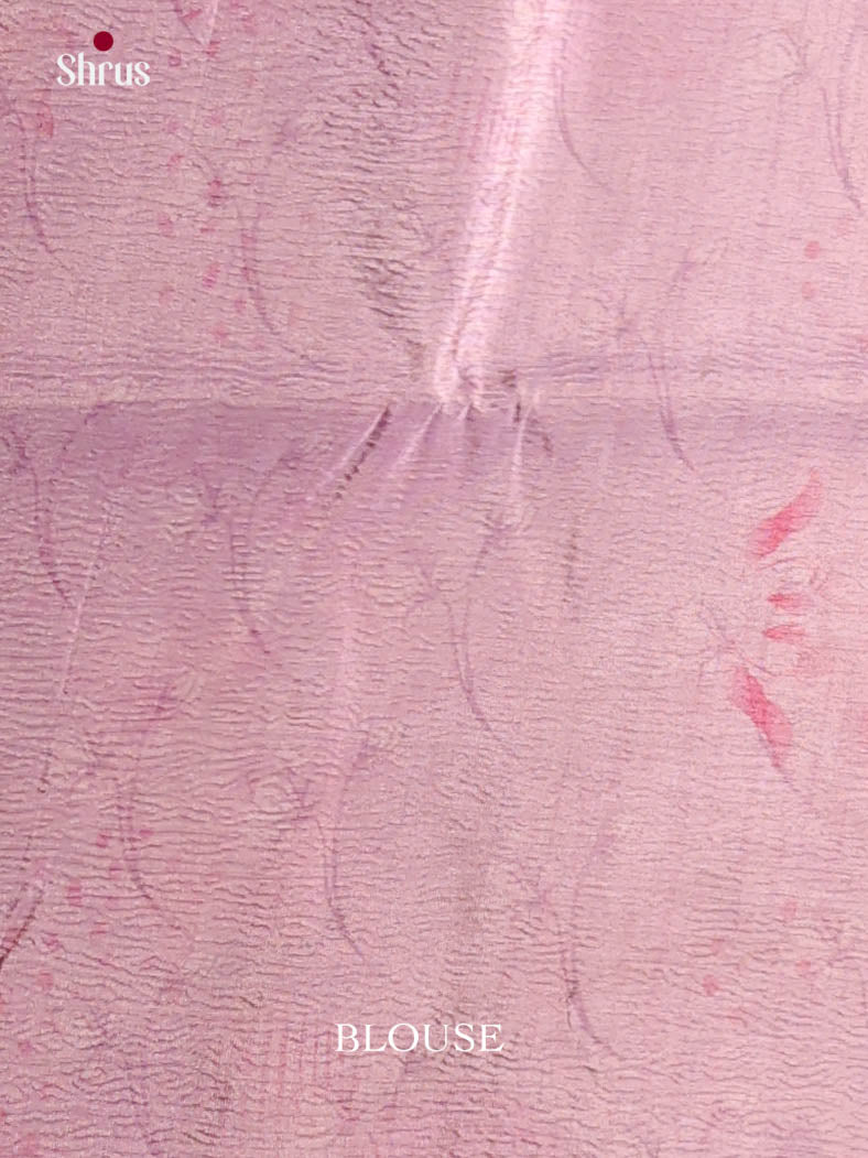 Lavender - Bamboo silk Saree