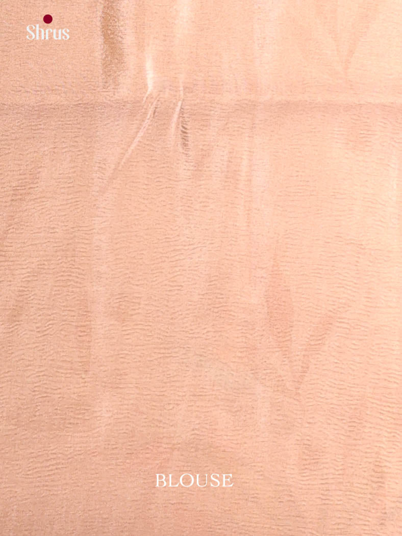 Dusty Pink - Bamboo silk Saree