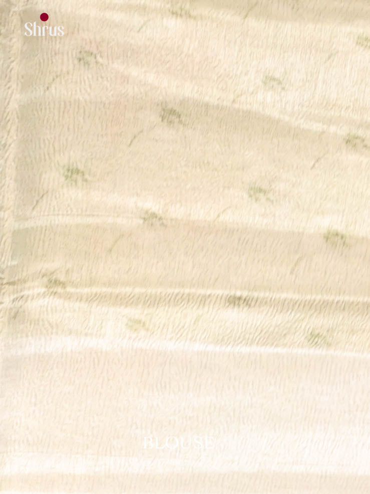 Ice Green - Bamboo silk Saree