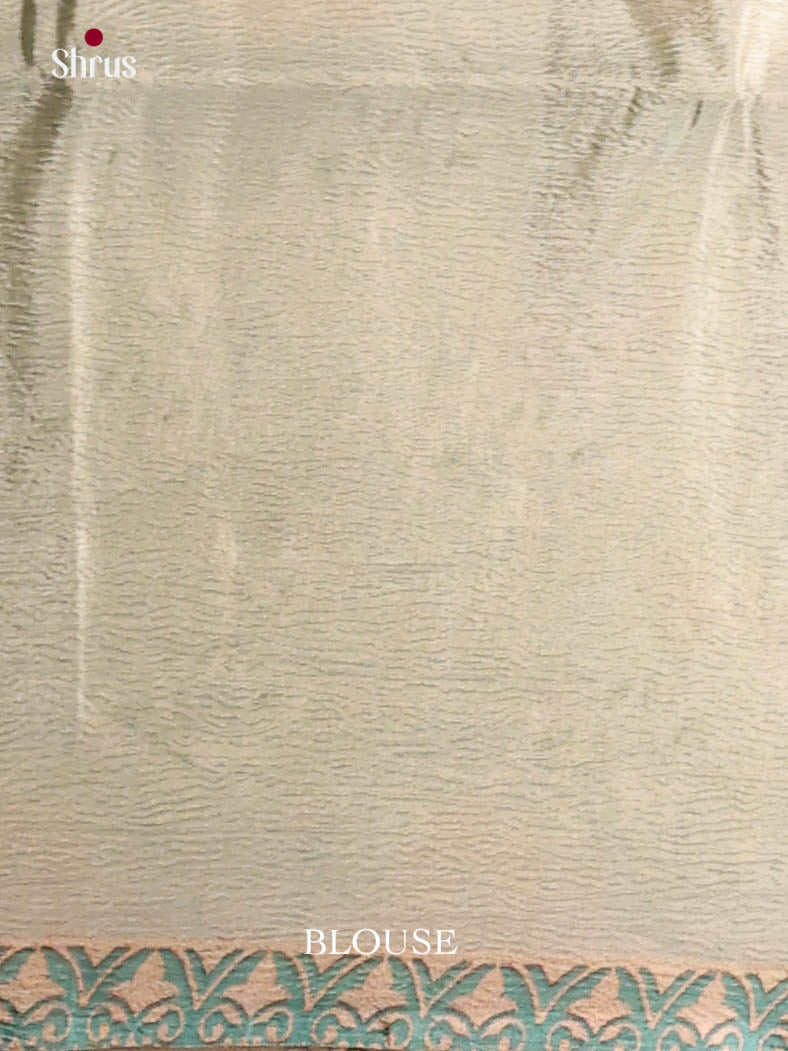 Light Blue - Bamboo silk Saree