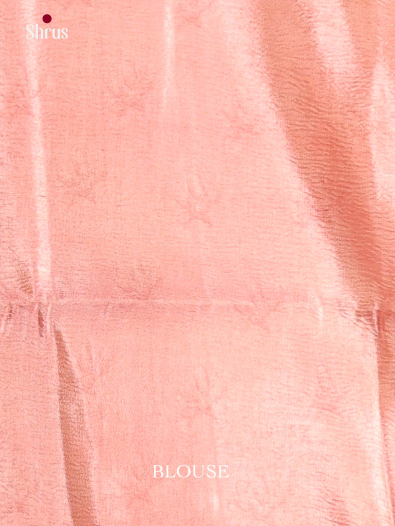 Pink - Bamboo silk Saree
