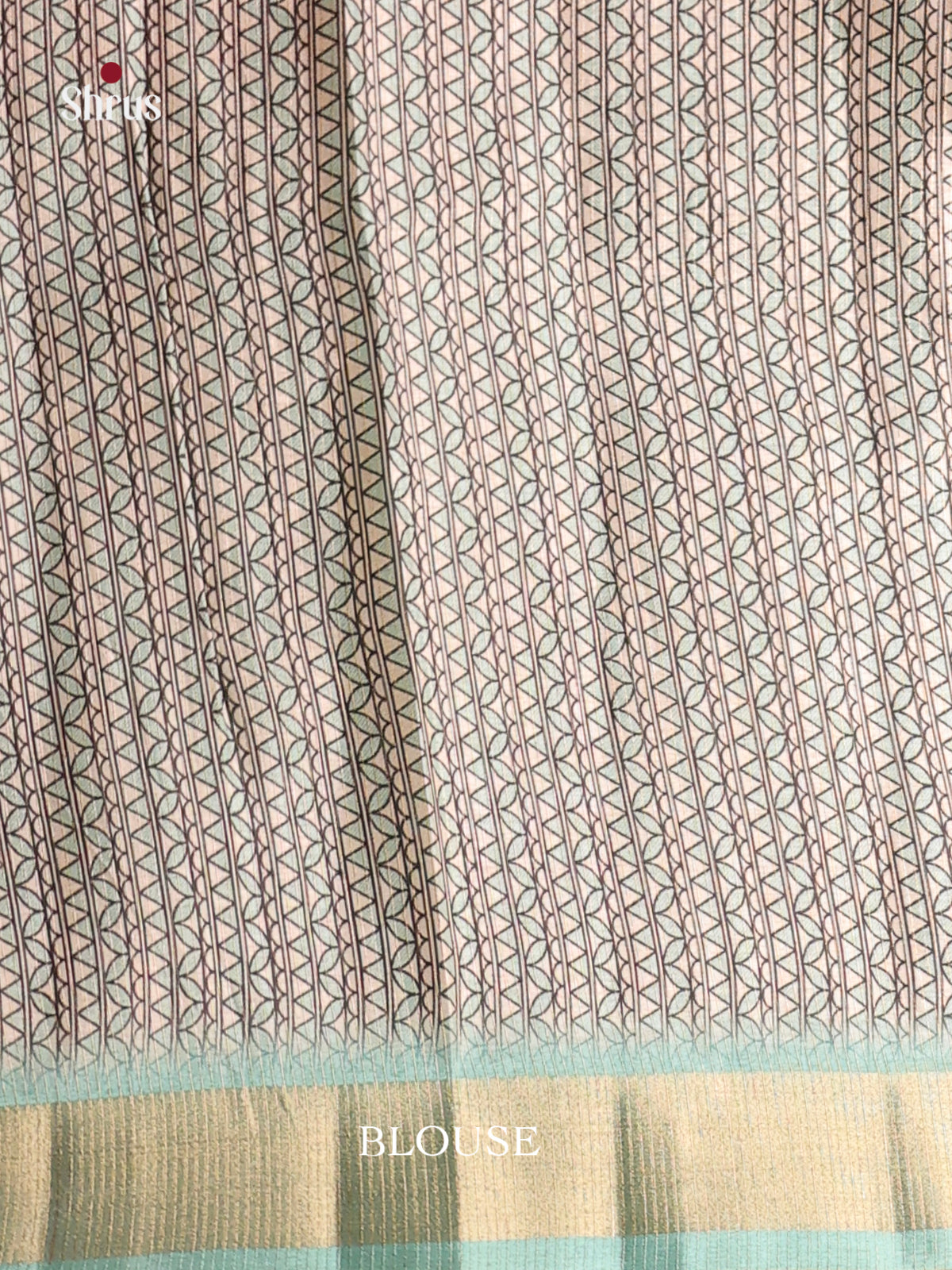 Blue & White - Moonga Silk Saree