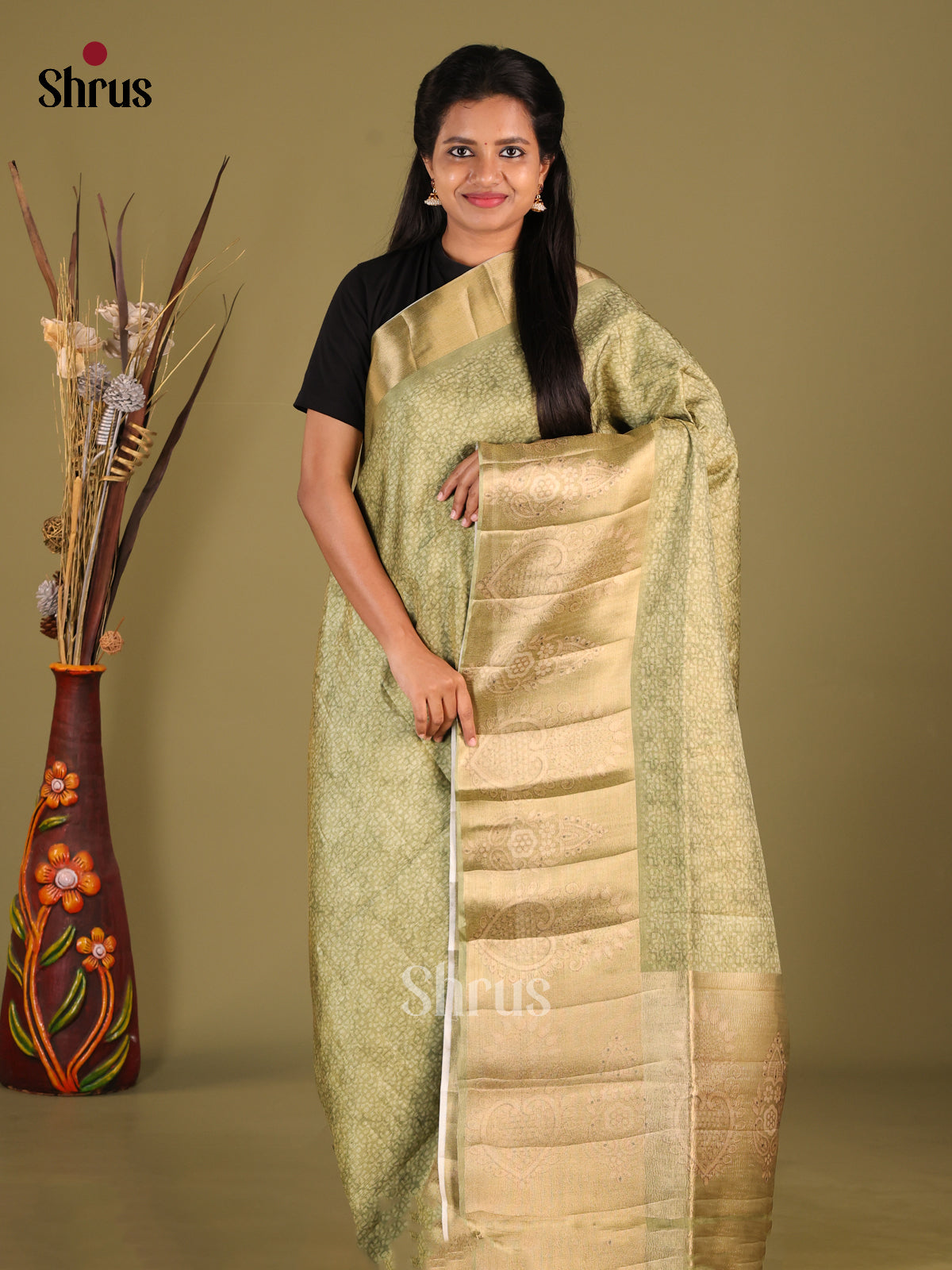 DHS28419 - Semi matka Saree