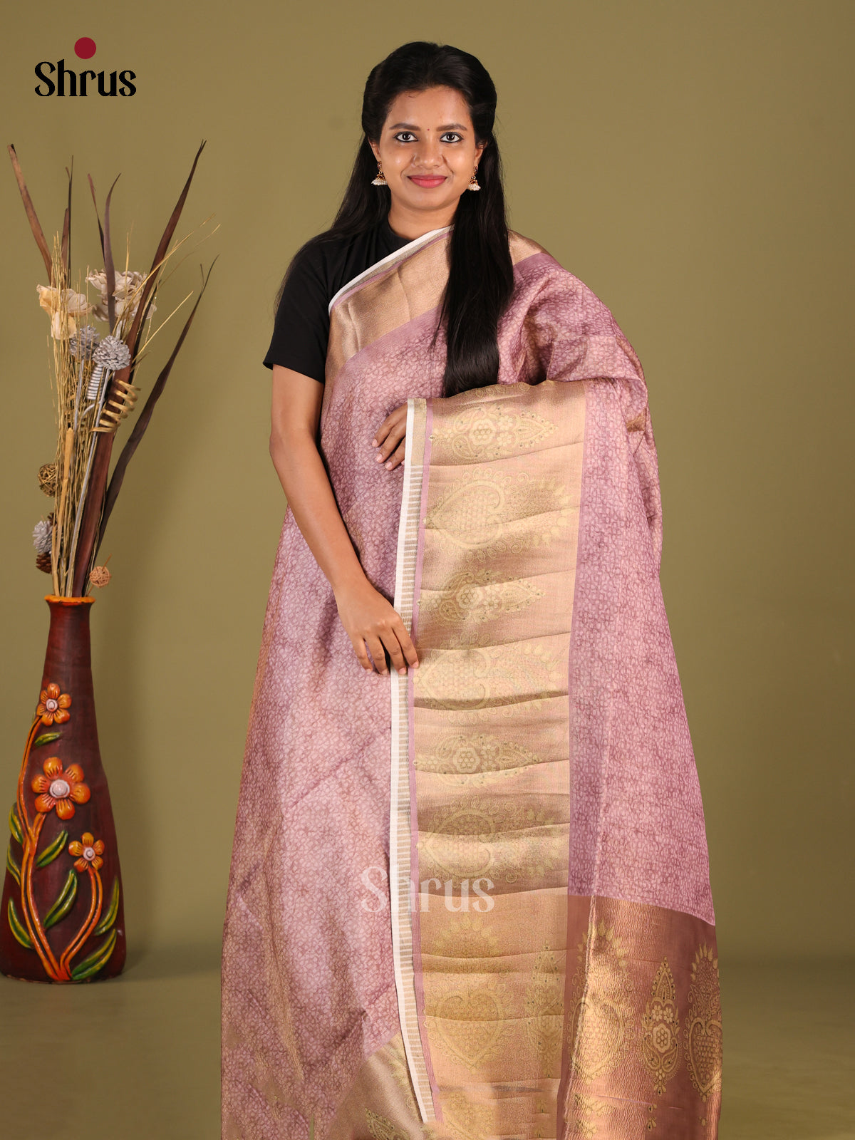 DHS28420 - Semi matka Saree