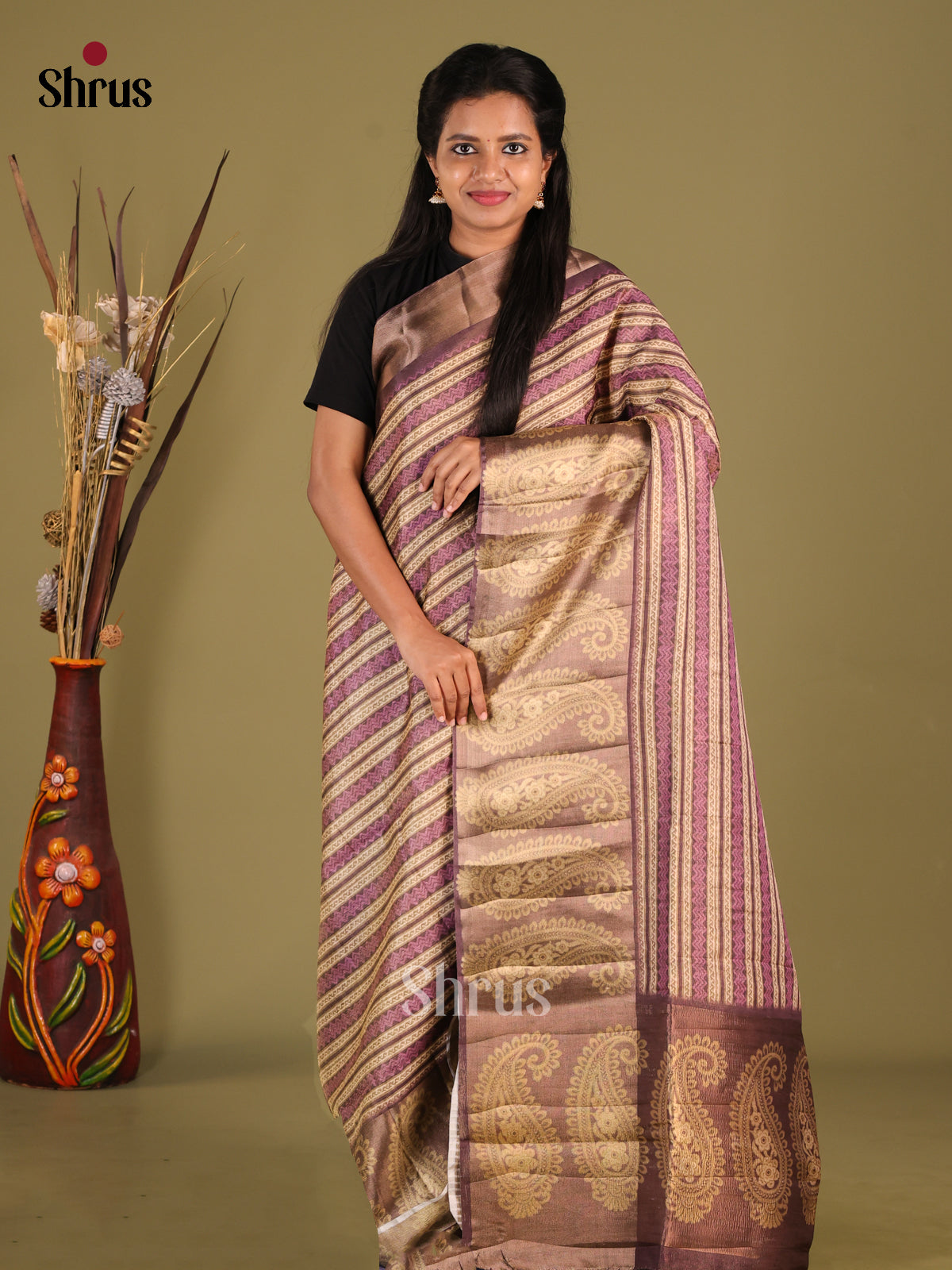 DHS28434 - Semi matka Saree