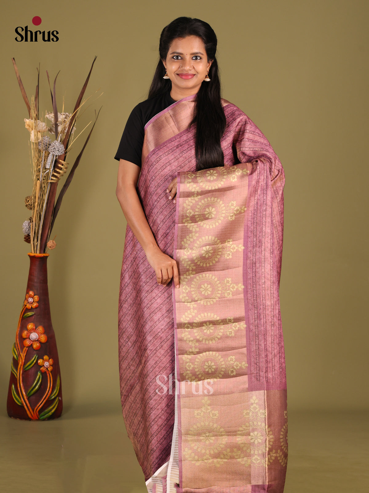DHS28471 - Semi matka Saree
