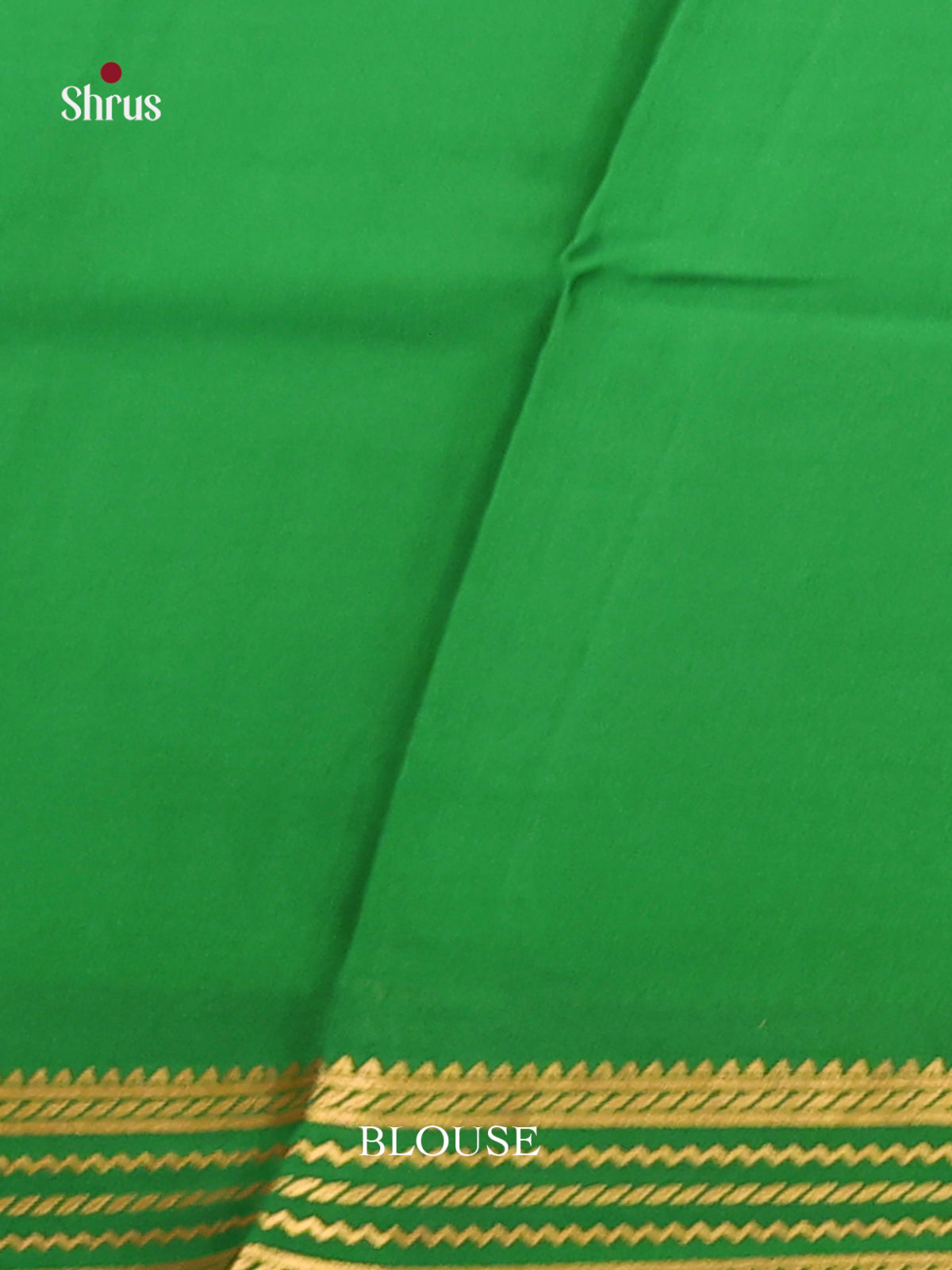 Exquisite Red Mysore Silk Saree With Green Zari Woven Pallu 1