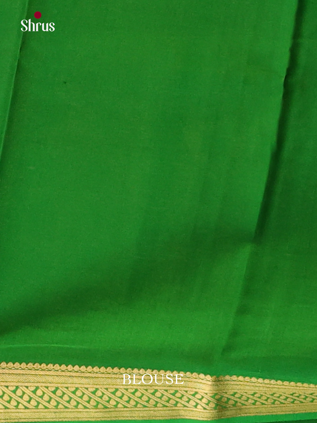 Wine & Green - Mysore Silk Saree - Shop on Shrus.com