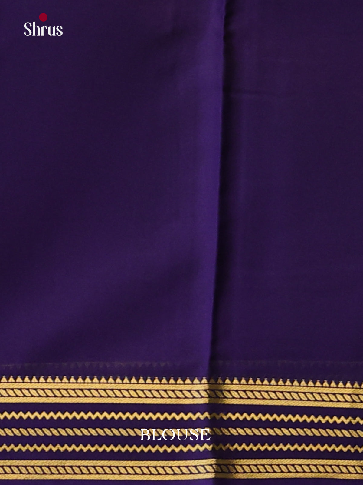 Sky Blue & Blue- Mysore Silk Saree - Shop on Shrus.com