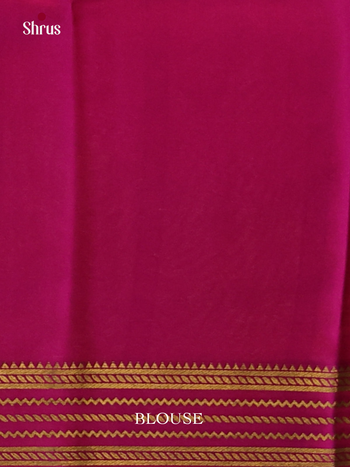 Blue & Majenta - Mysore Silk Saree