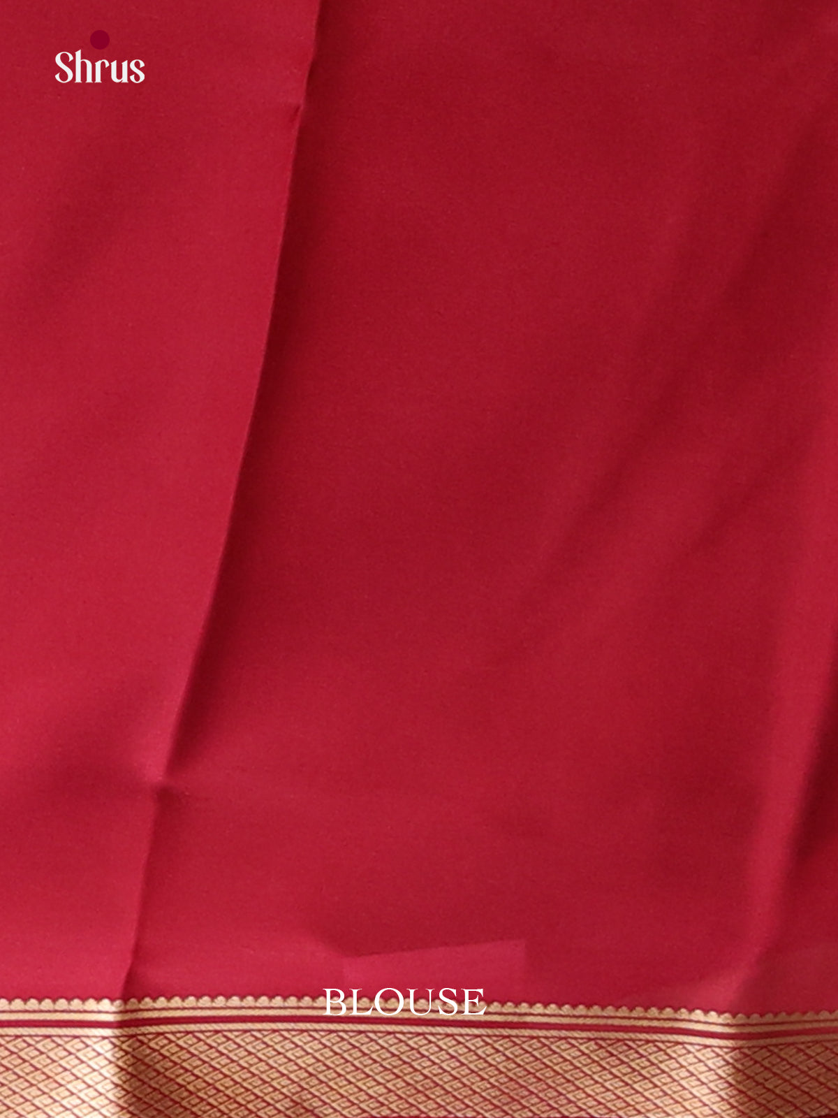 Blue & Maroon - Mysore Silk Saree