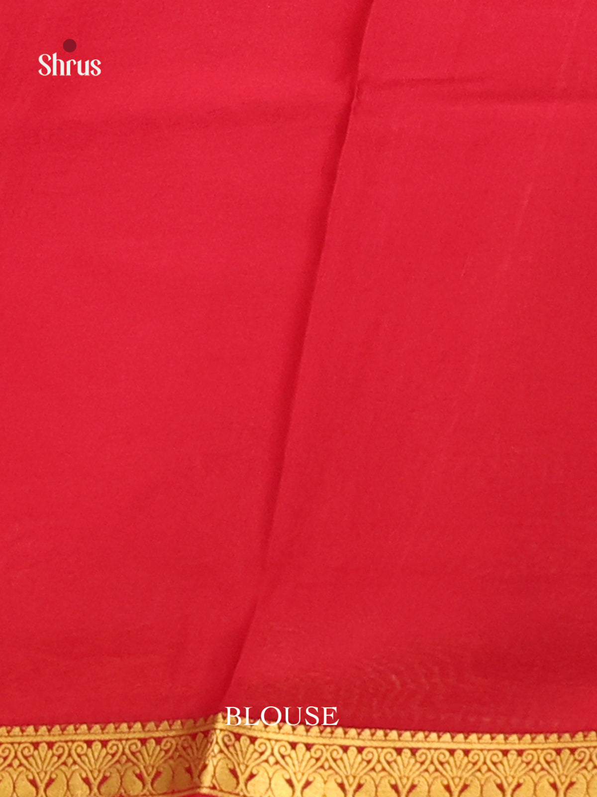 Red(single Tone) - Mysore Silk Saree