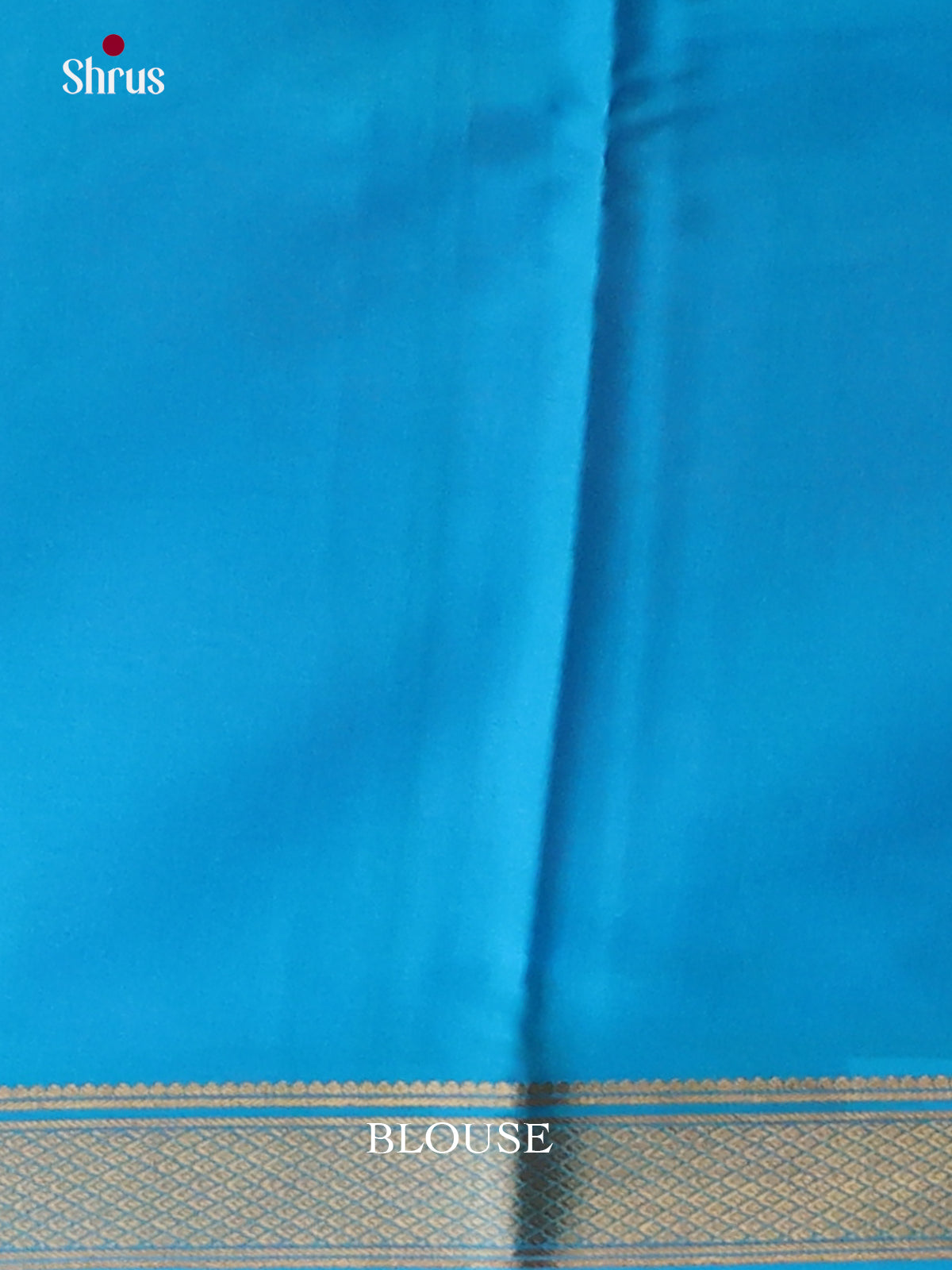 Orange & Blue - Mysore Silk Saree - Shop on Shrus.com