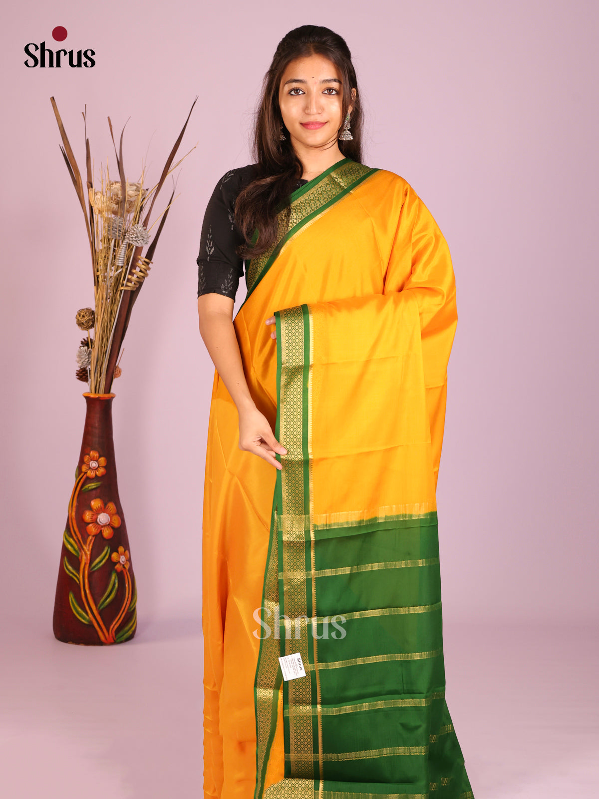 DHS28526 - Mysore Silk Saree - Shop on Shrus.com
