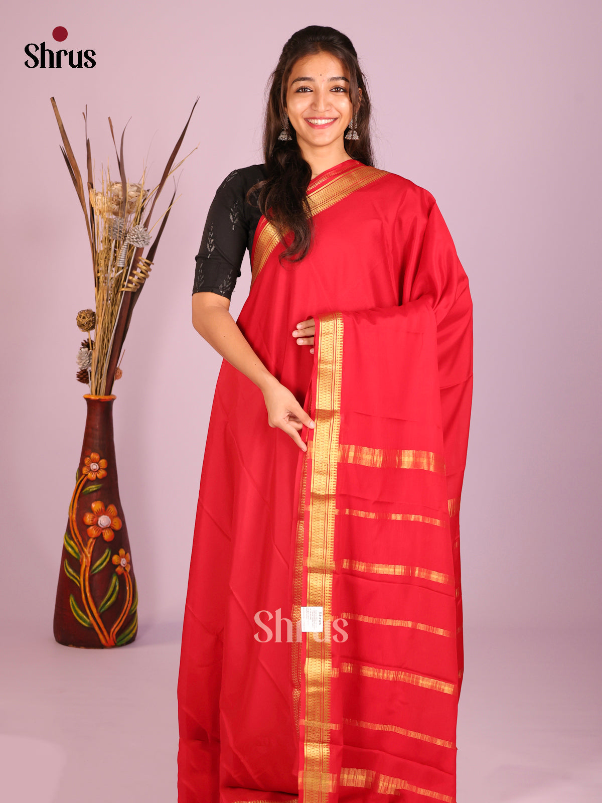 DHS28531 - Mysore Silk Saree - Shop on Shrus.com