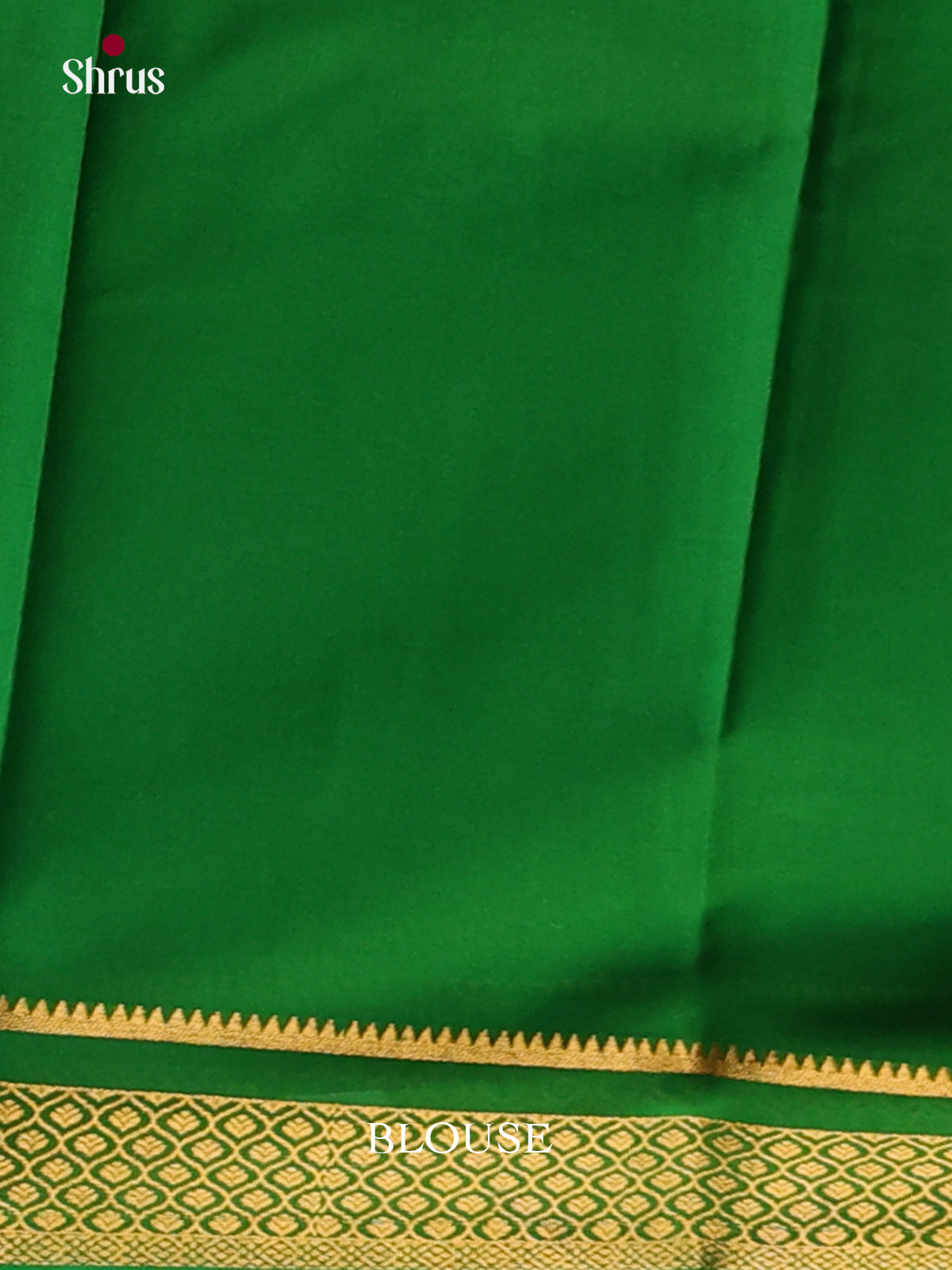 Vadamalli & Green - Mysore Silk Saree - Shop on Shrus.com