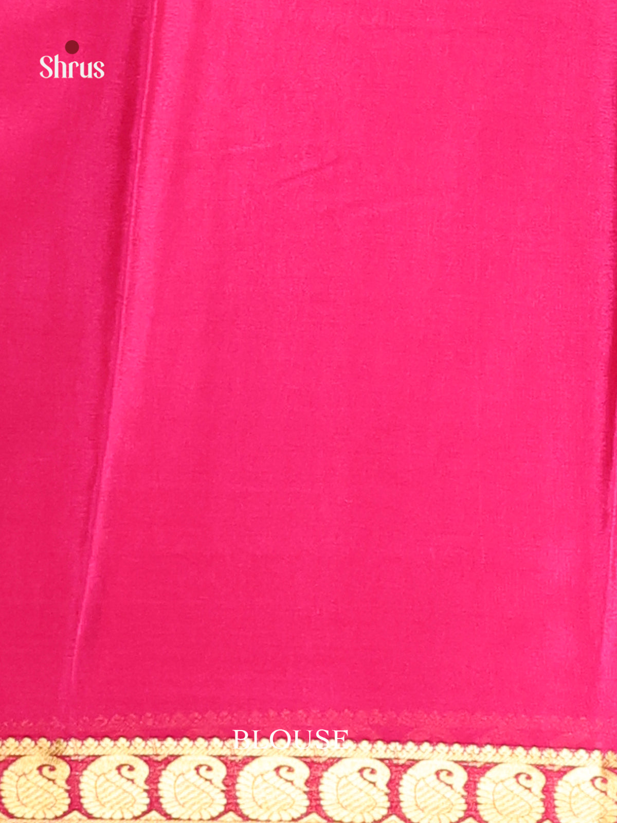 Pink(Single Tone) - Mysore Silk Saree - Shop on Shrus.com