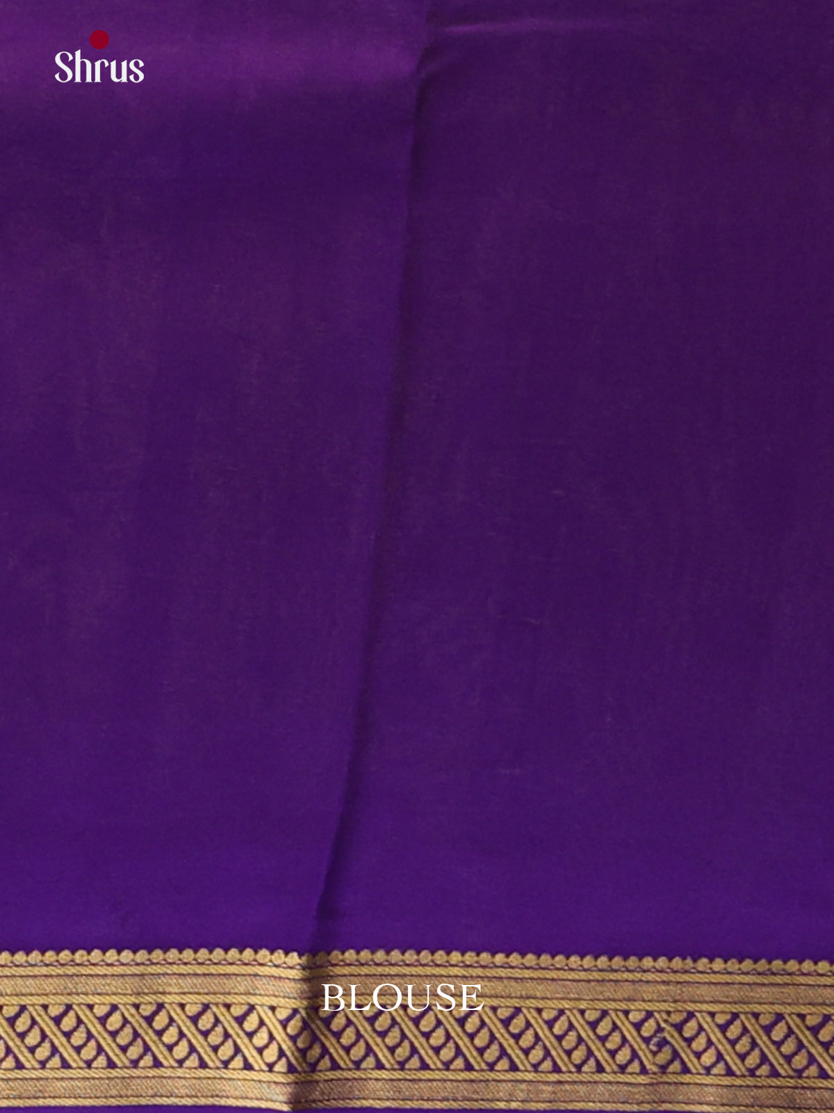 Red & Violet - Mysore Silk Saree - Shop on Shrus.com
