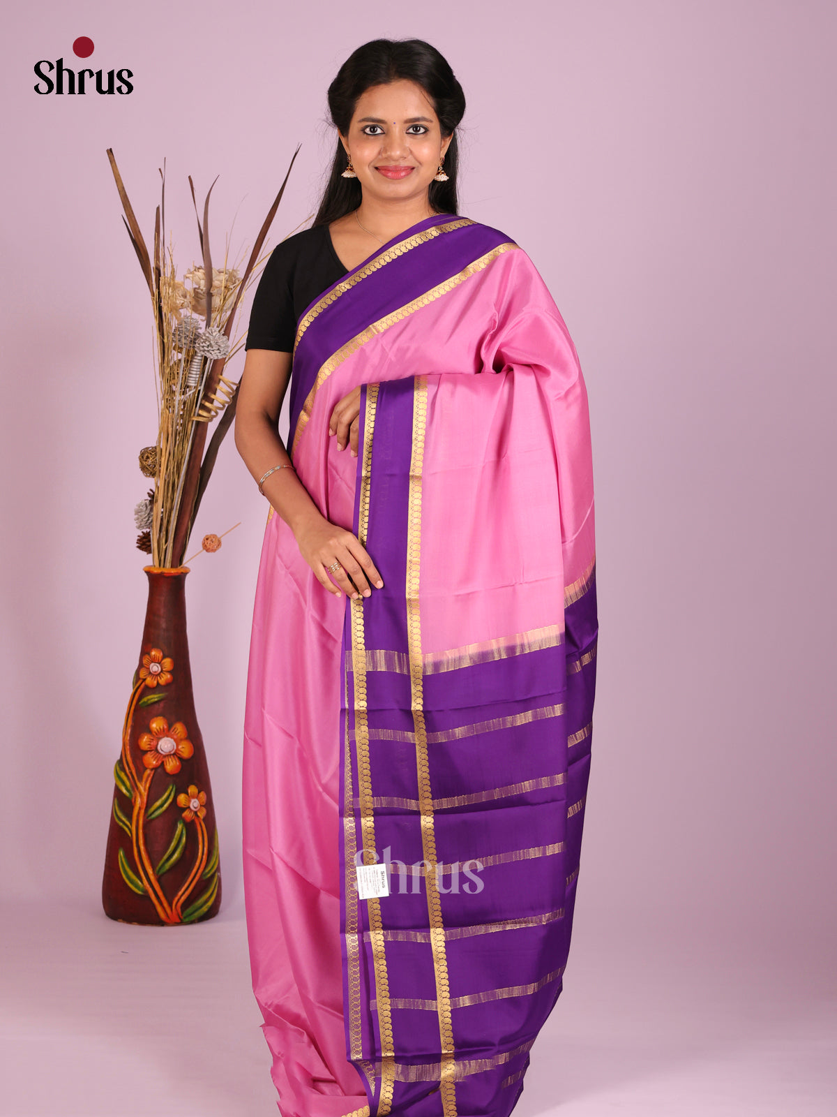 DHS28555 - Mysore Silk Saree - Shop on Shrus.com