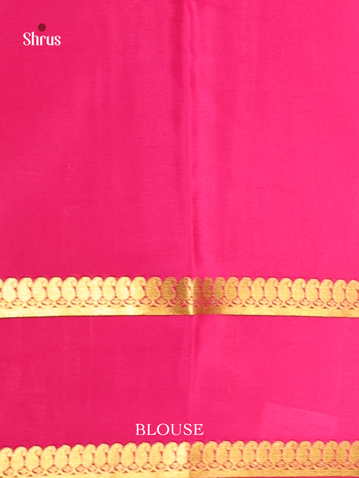 Orange & Pink - Mysore Silk Saree