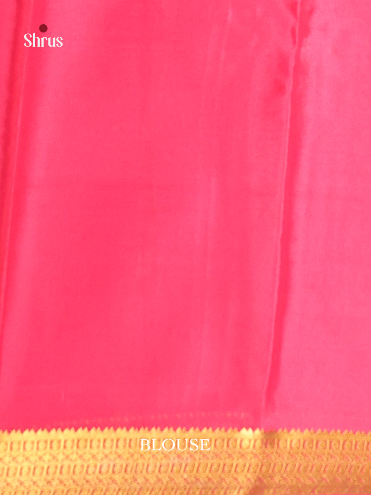 Stunning Pink Mysore Silk Saree With Zari Woven Stripes & Traditional Self Pallu 1