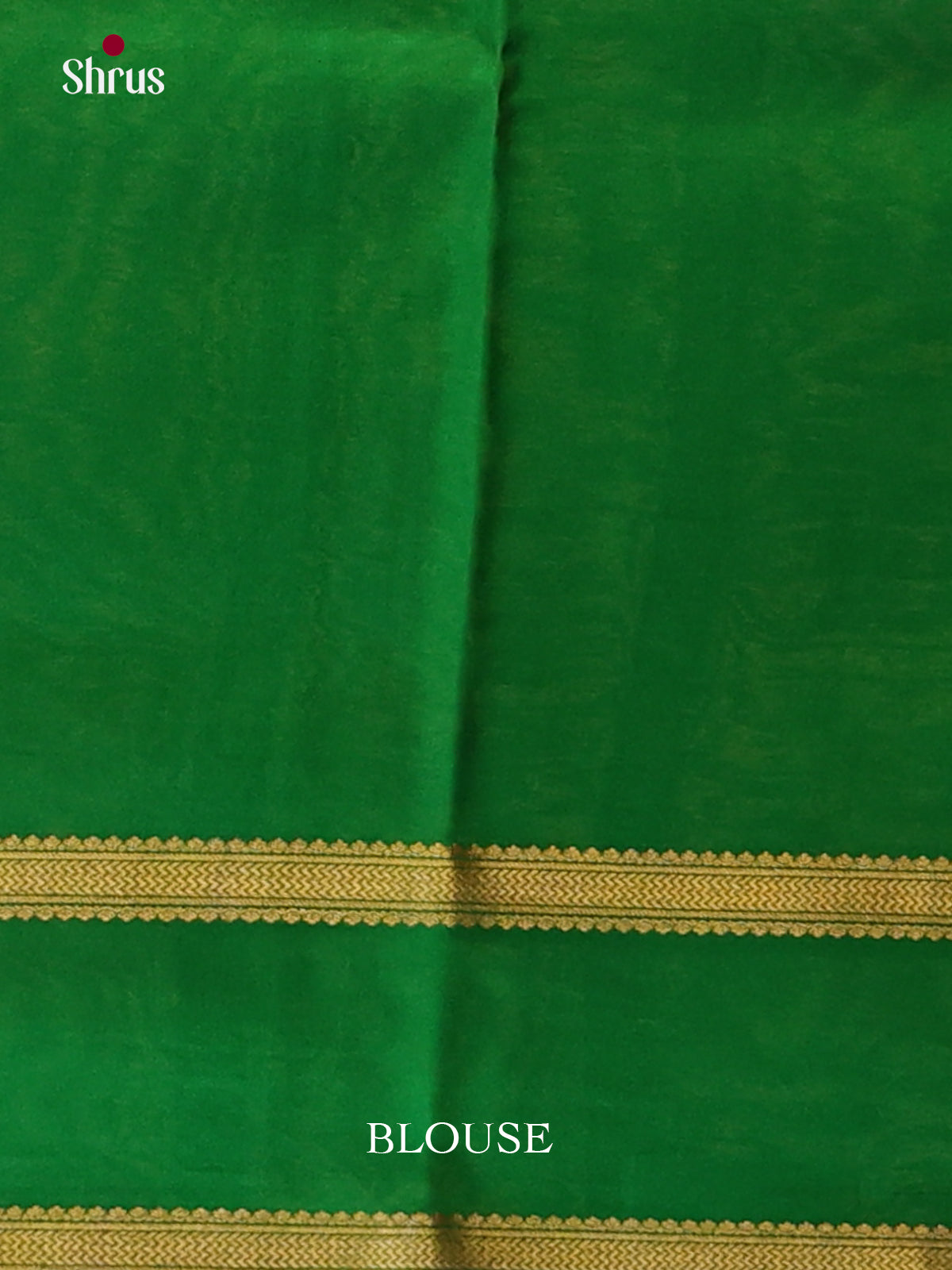 Lotus Pink & Green - Mysore Silk Saree - Shop on Shrus.com
