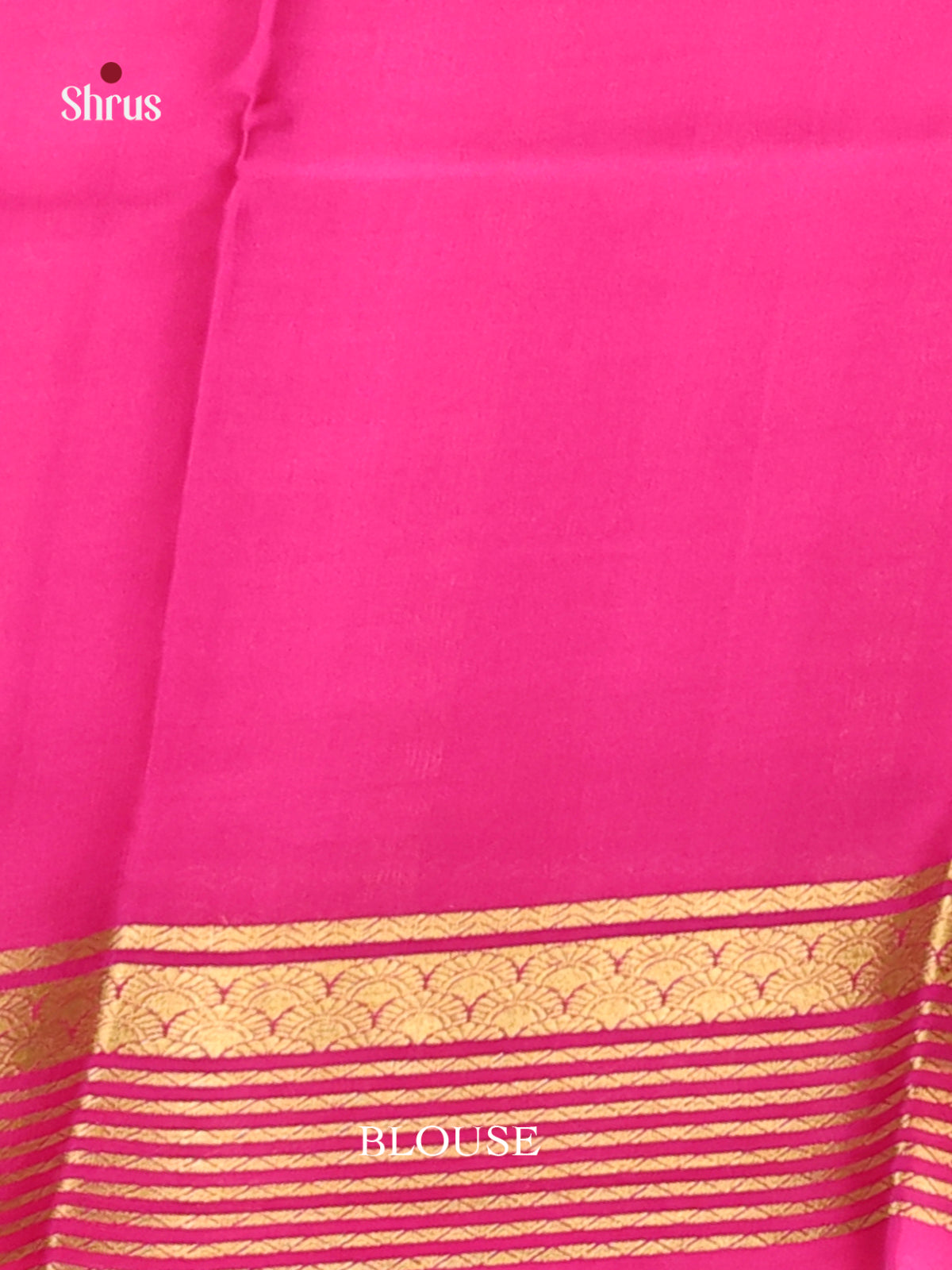 Violet & Pink - Mysore Silk Saree - Shop on Shrus.com