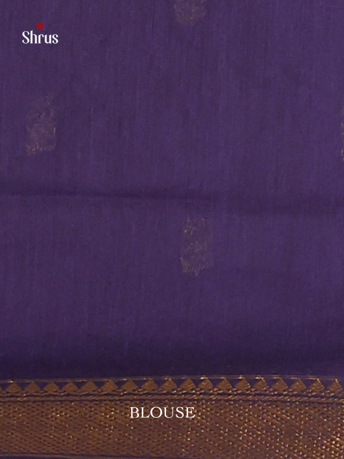 Peacock Blue & Violet - Semi Maheshwari Saree - Shop on Shrus.com
