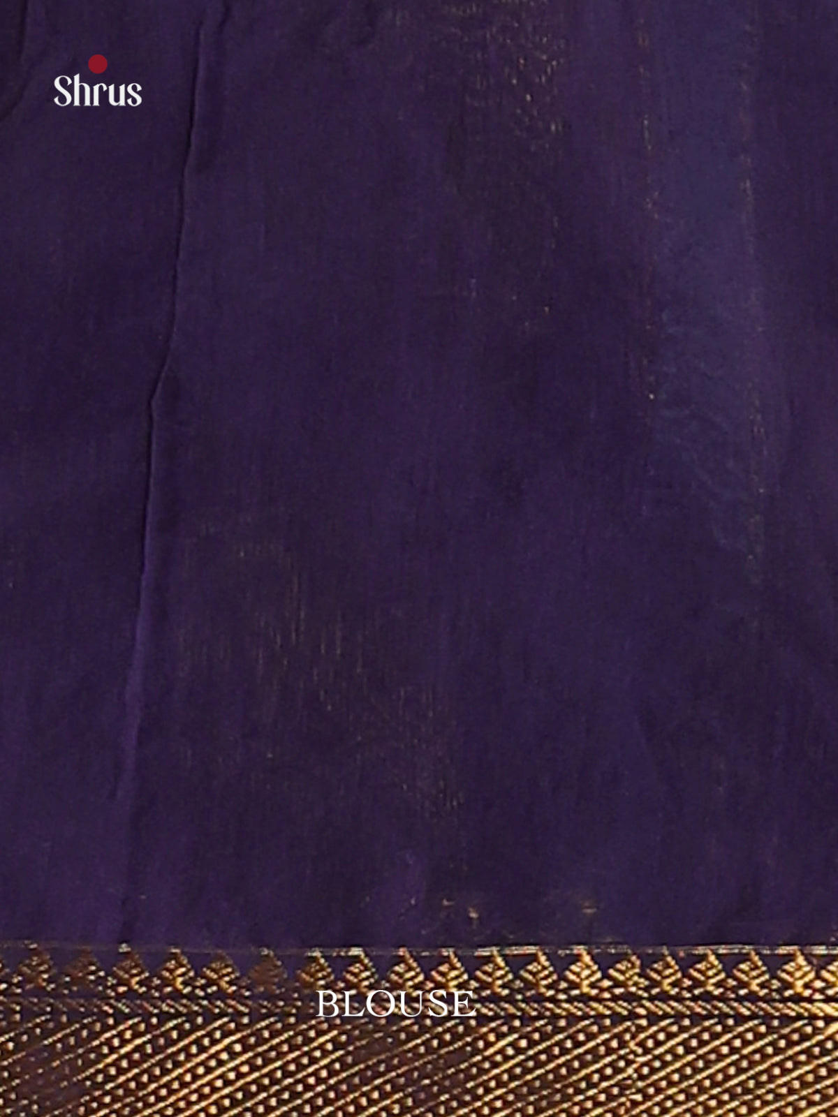 Blue & Violet - Semi Maheshwari Saree