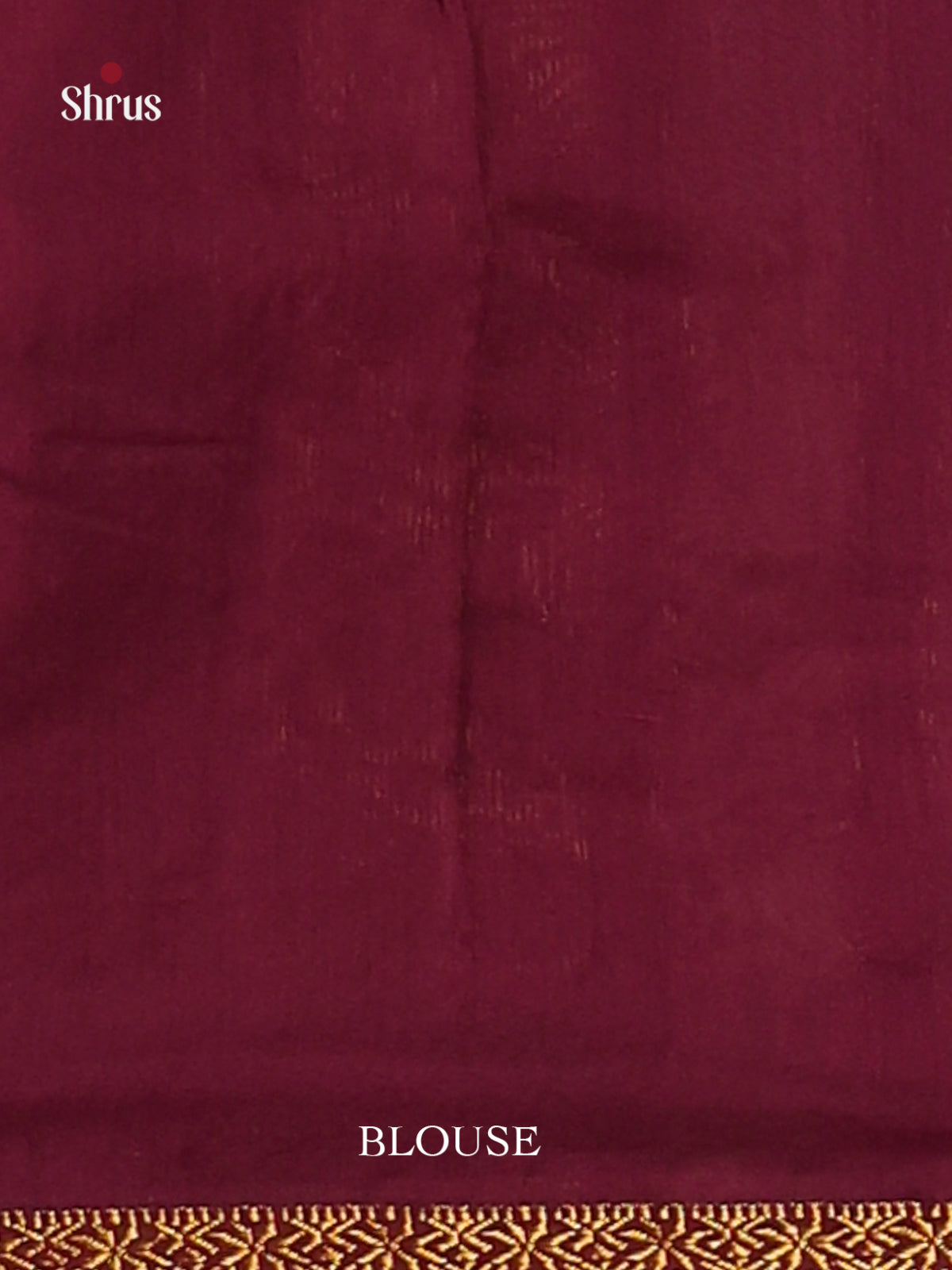 Grey & Maroon - Semi Maheshwari Saree - Shop on Shrus.com