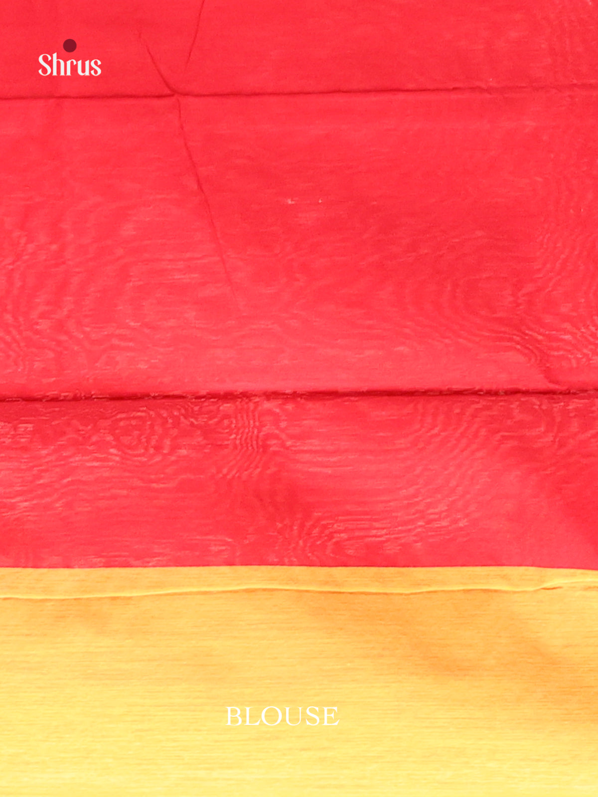 Yellow & Red- Semi Maheshwari Saree