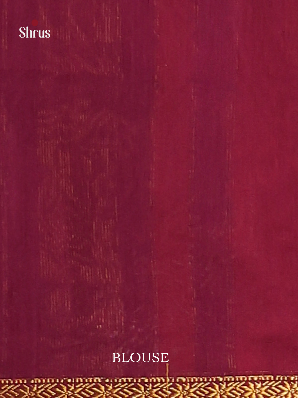 Orange & Maroon - Semi Maheshwari Saree - Shop on Shrus.com