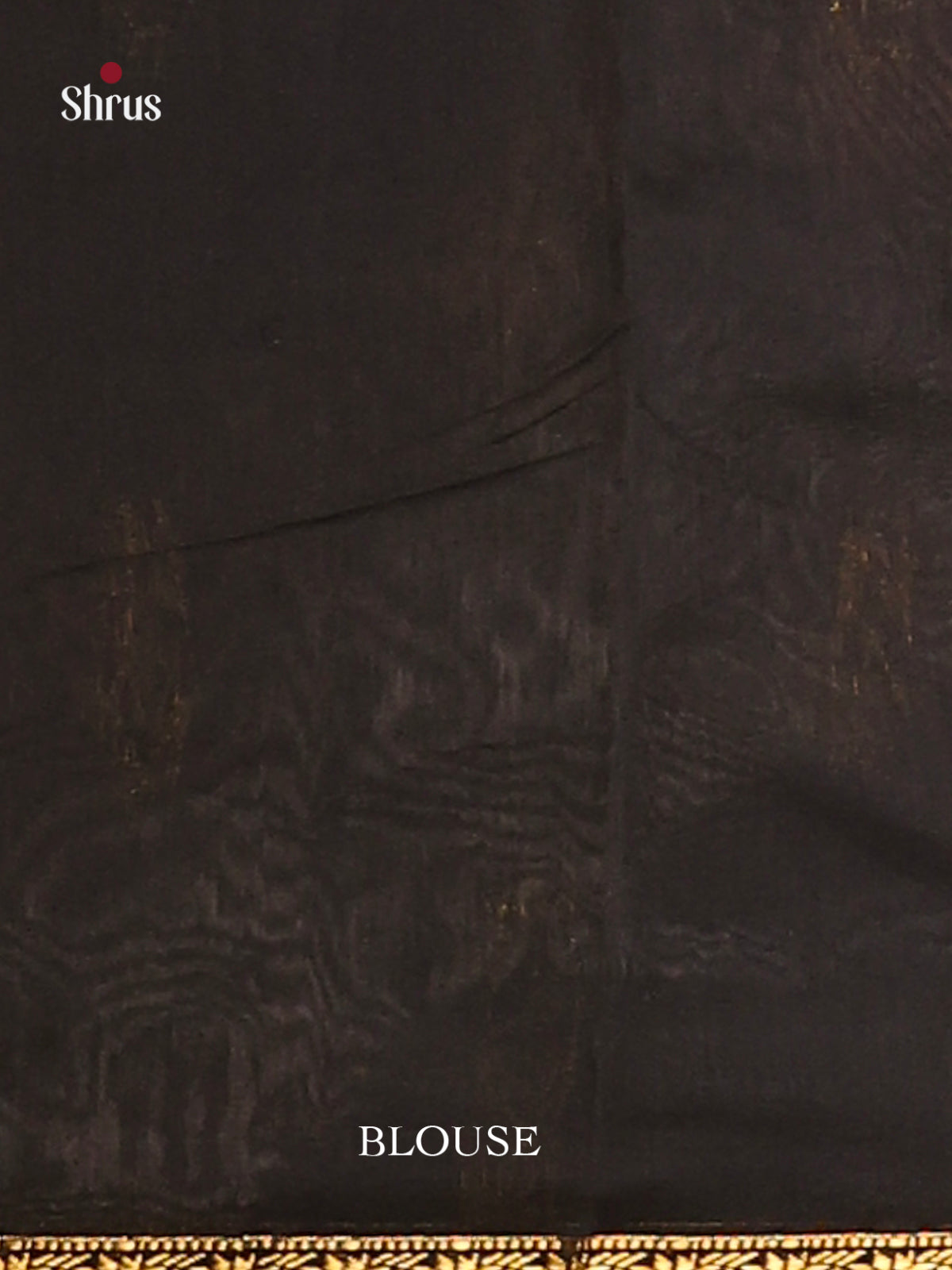 Mustard & Black - Semi Maheshwari Saree - Shop on Shrus.com