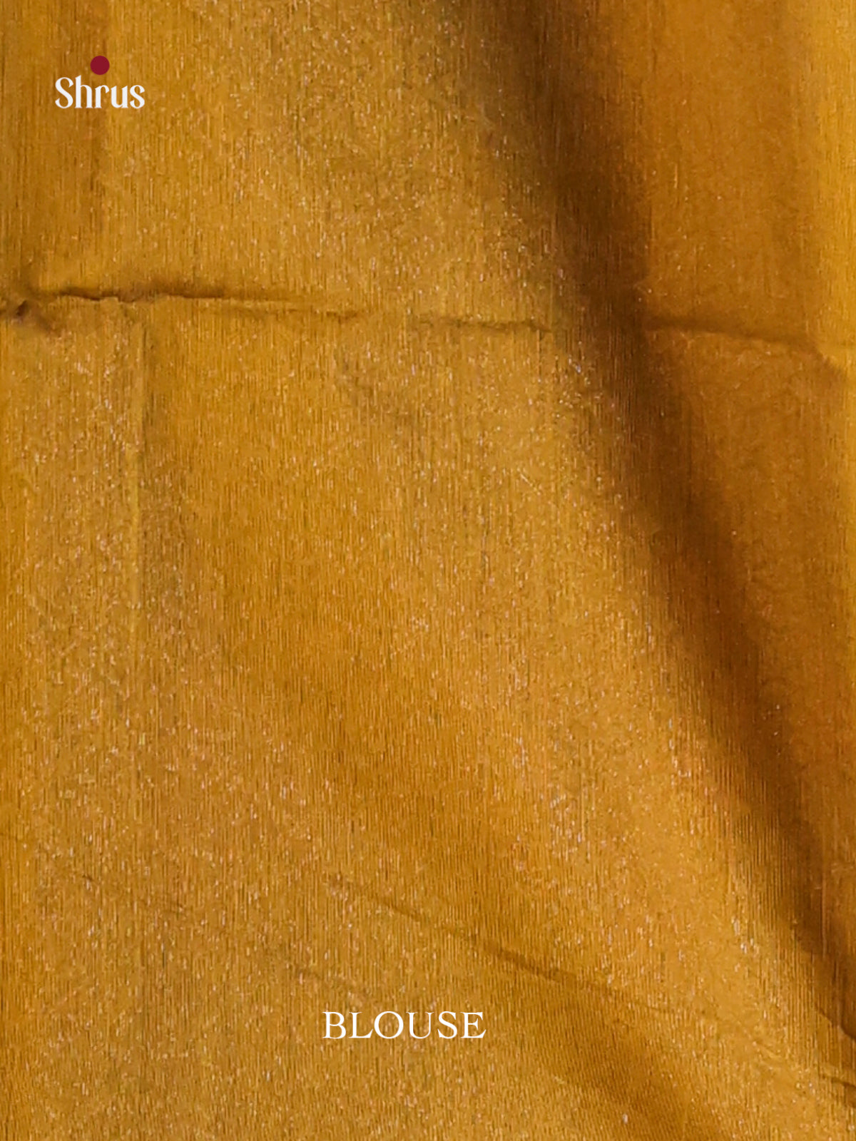Navy Blue & Mehandi - Semi Silkcotton Saree - Shop on Shrus.com