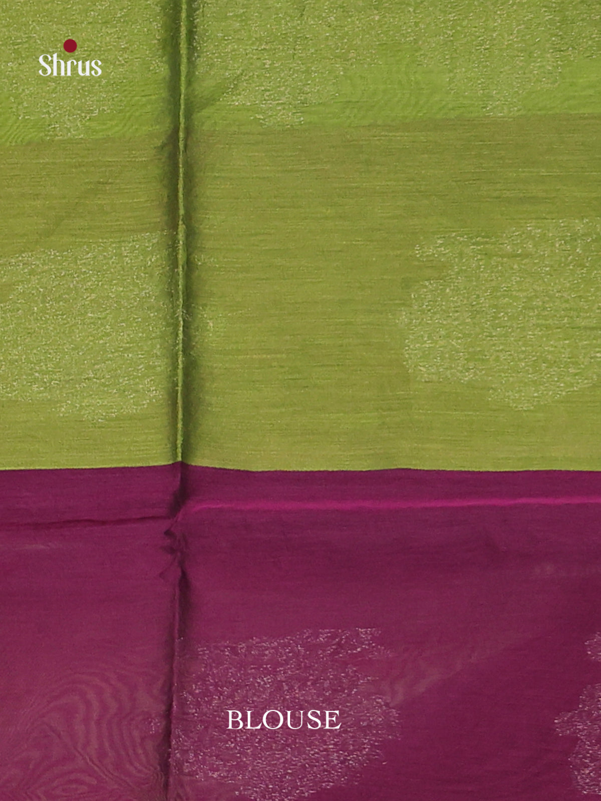Purple & Green - Semi Silkcotton Saree - Shop on Shrus.com